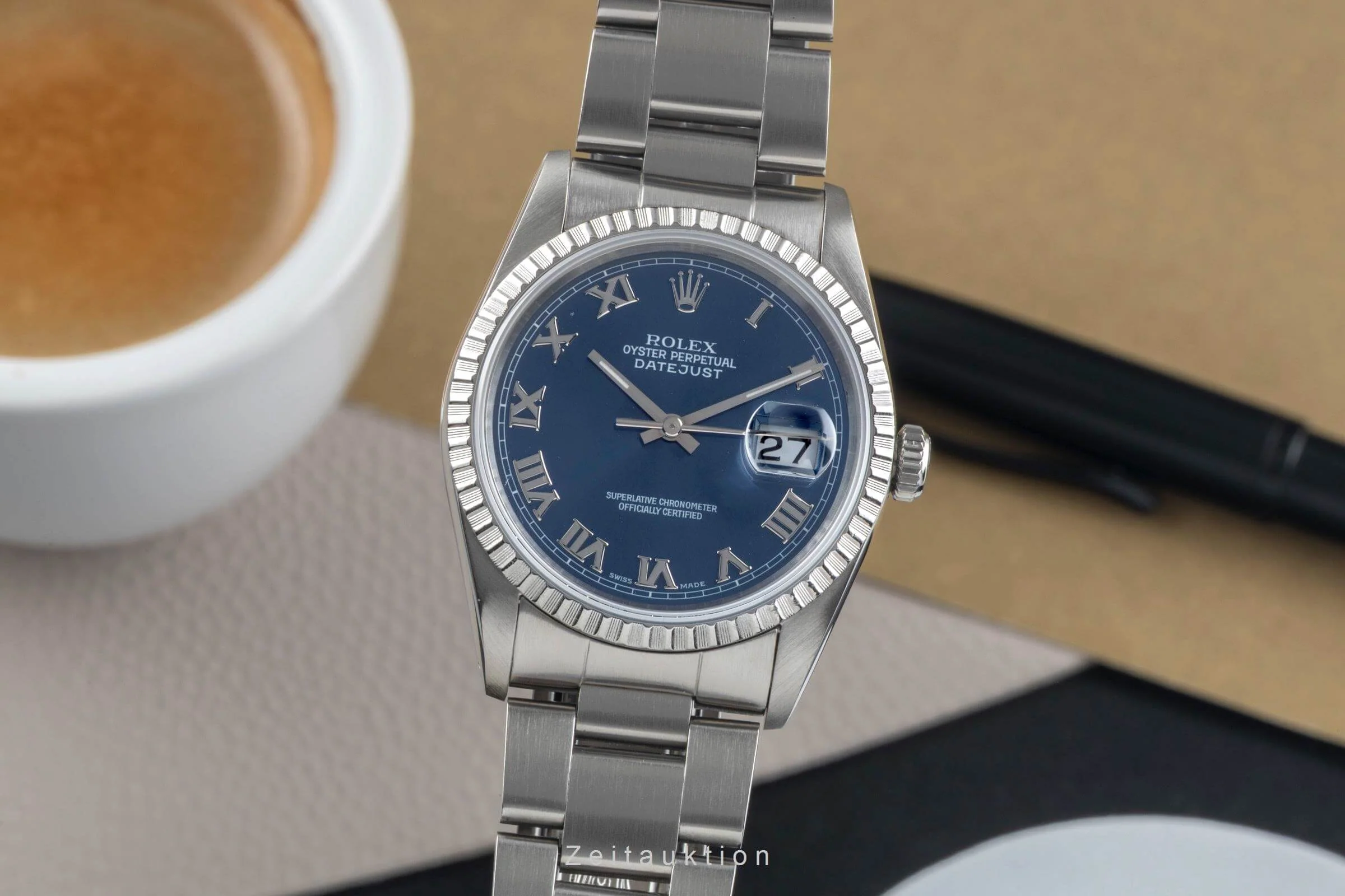 Rolex Datejust steel automatic men's watch 16220  [2500942] - Image 2
