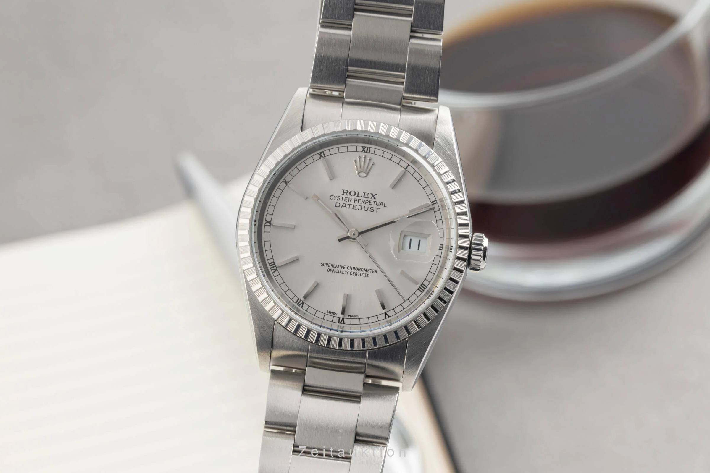 Rolex Datejust steel automatic men's watch 16220  [2501384] - Image 2
