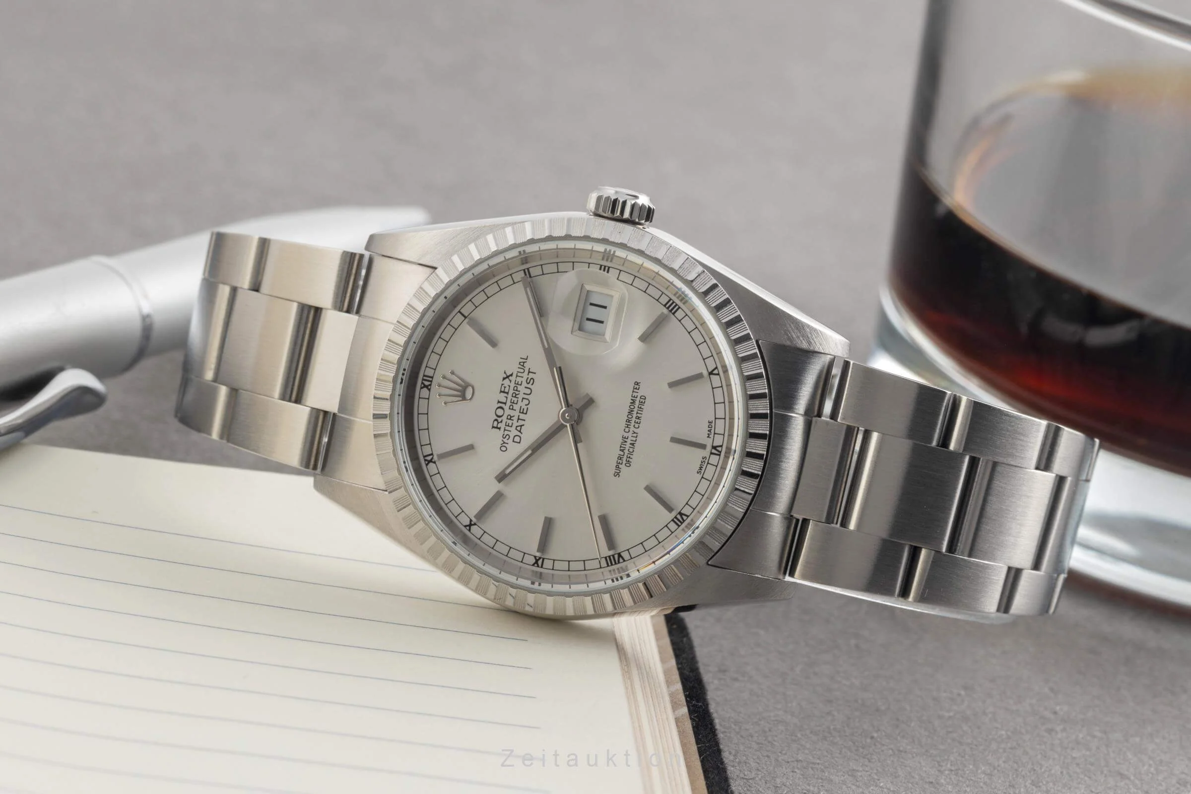 Rolex Datejust steel automatic men's watch 16220  [2501384] - Image 3