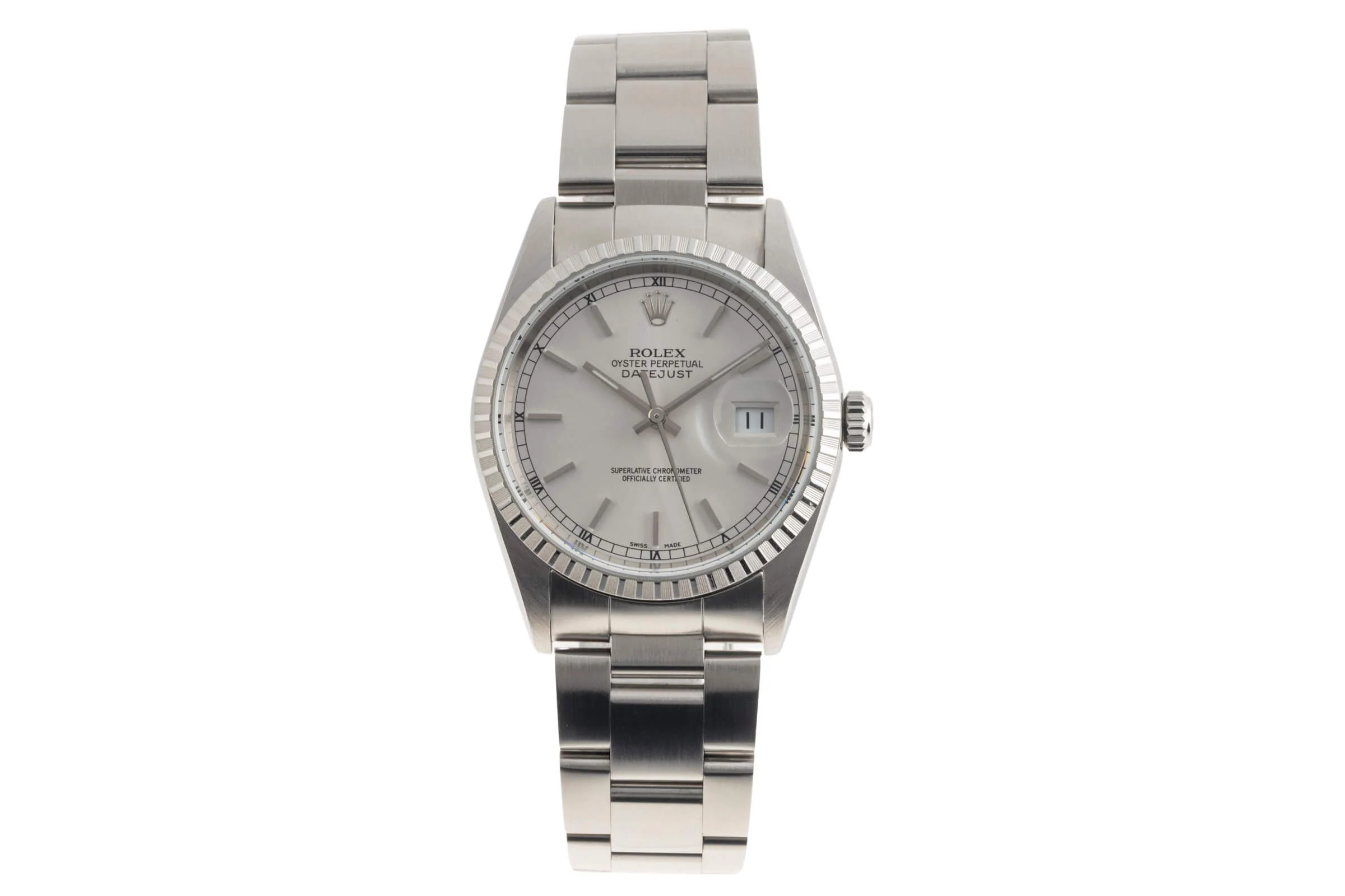 Rolex Datejust steel automatic men's watch 16220  [2501384] - Image 5