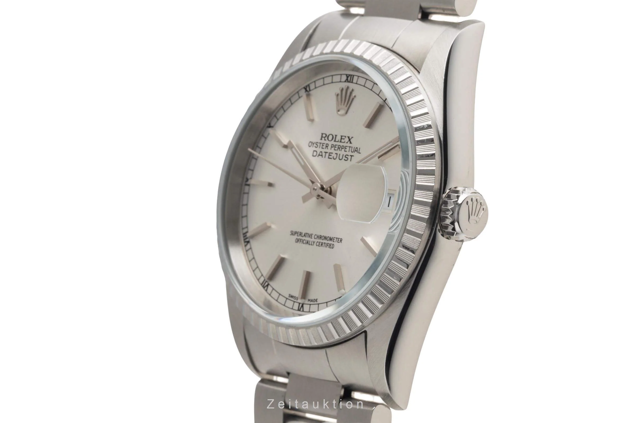 Rolex Datejust steel automatic men's watch 16220  [2501384] - Image 7