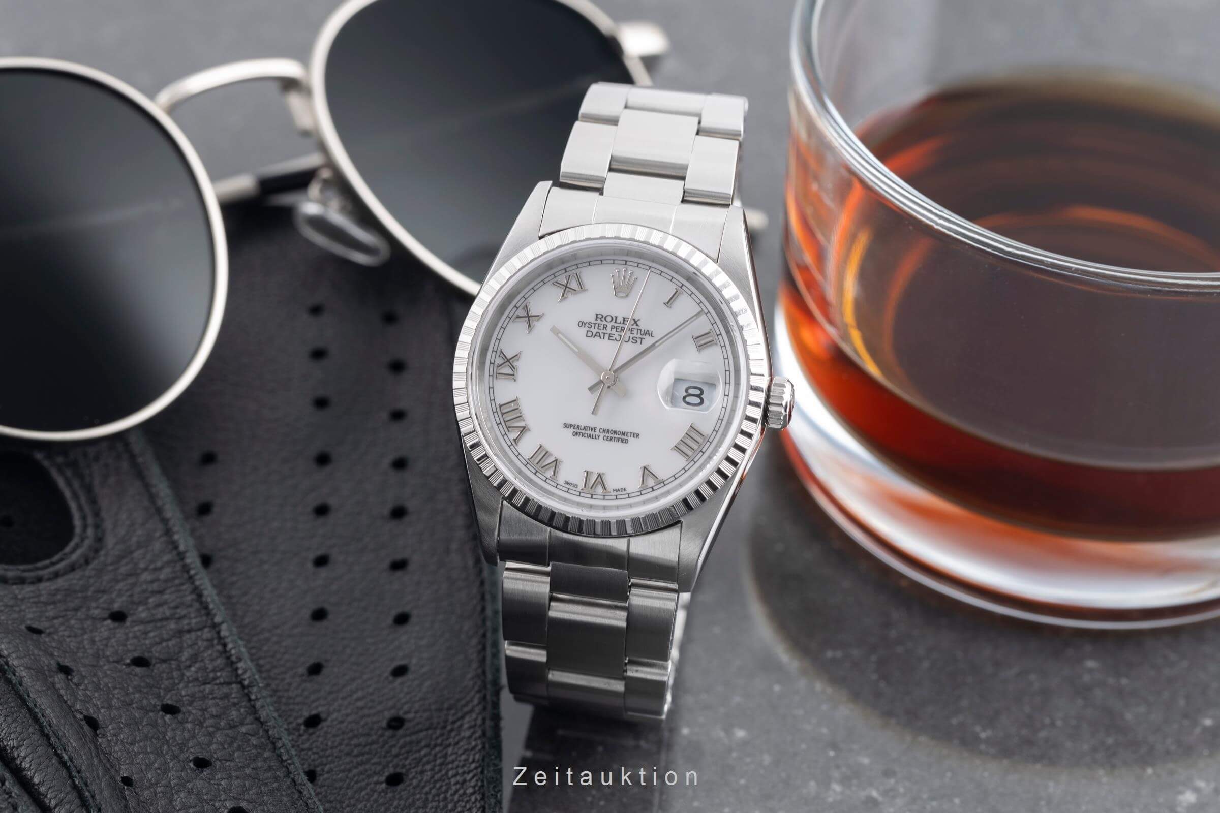 Rolex Datejust steel automatic men's watch 16220  [2501882] - Image 4