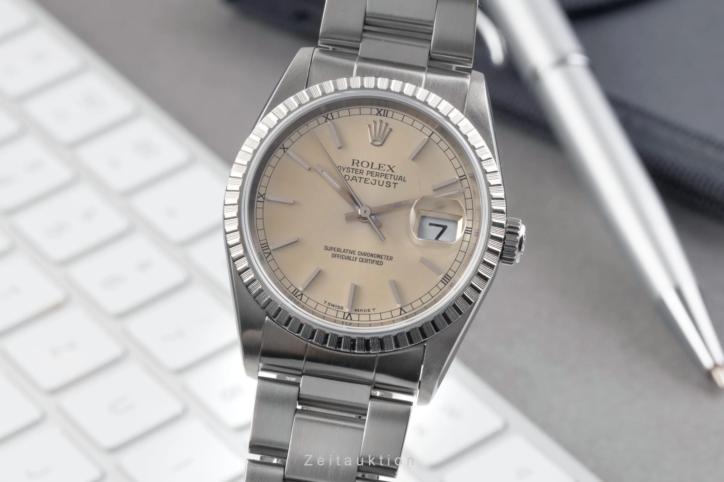 Rolex Datejust steel automatic men's watch 16220  [2502312] - Image 2