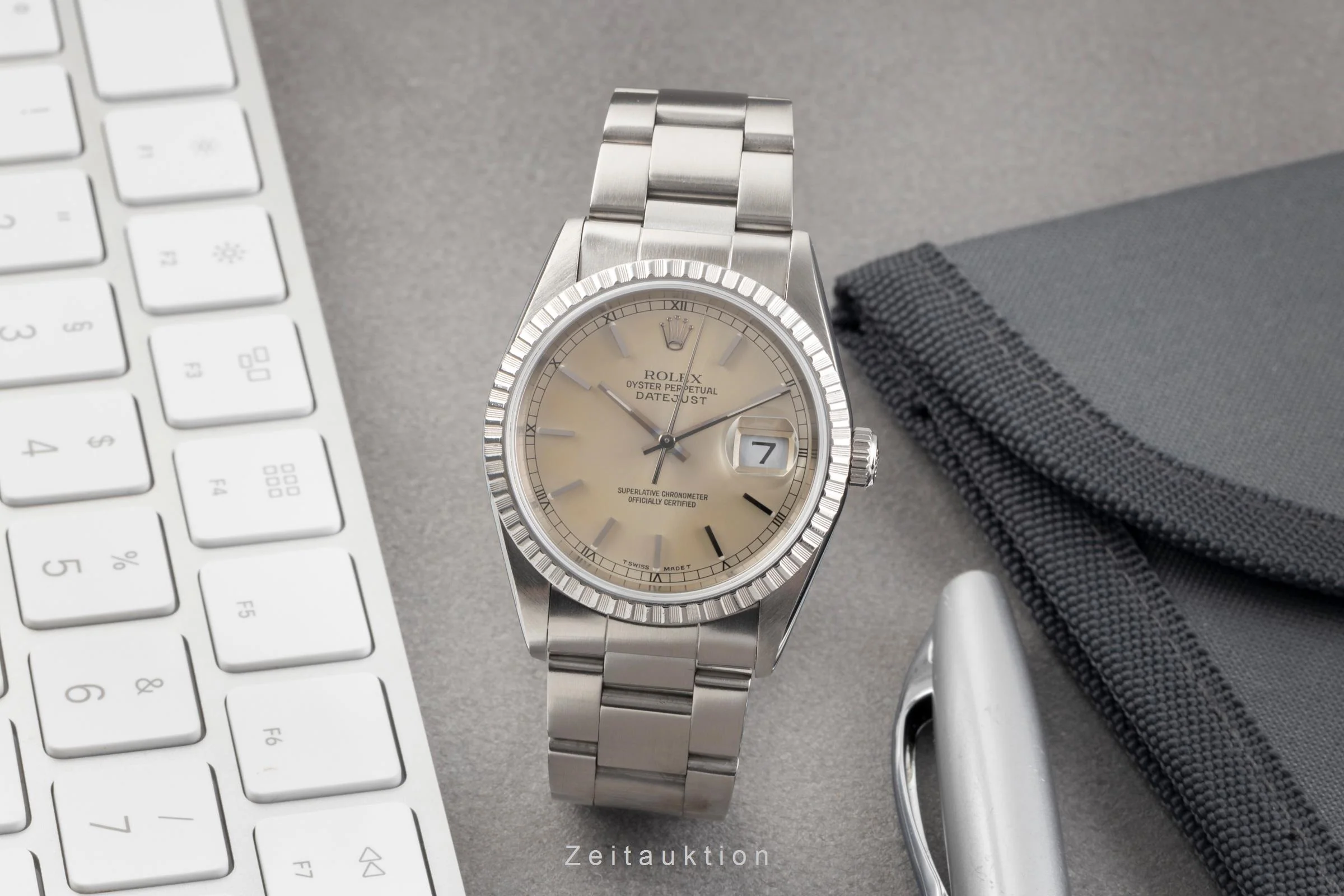 Rolex Datejust steel automatic men's watch 16220  [2502312] - Image 4