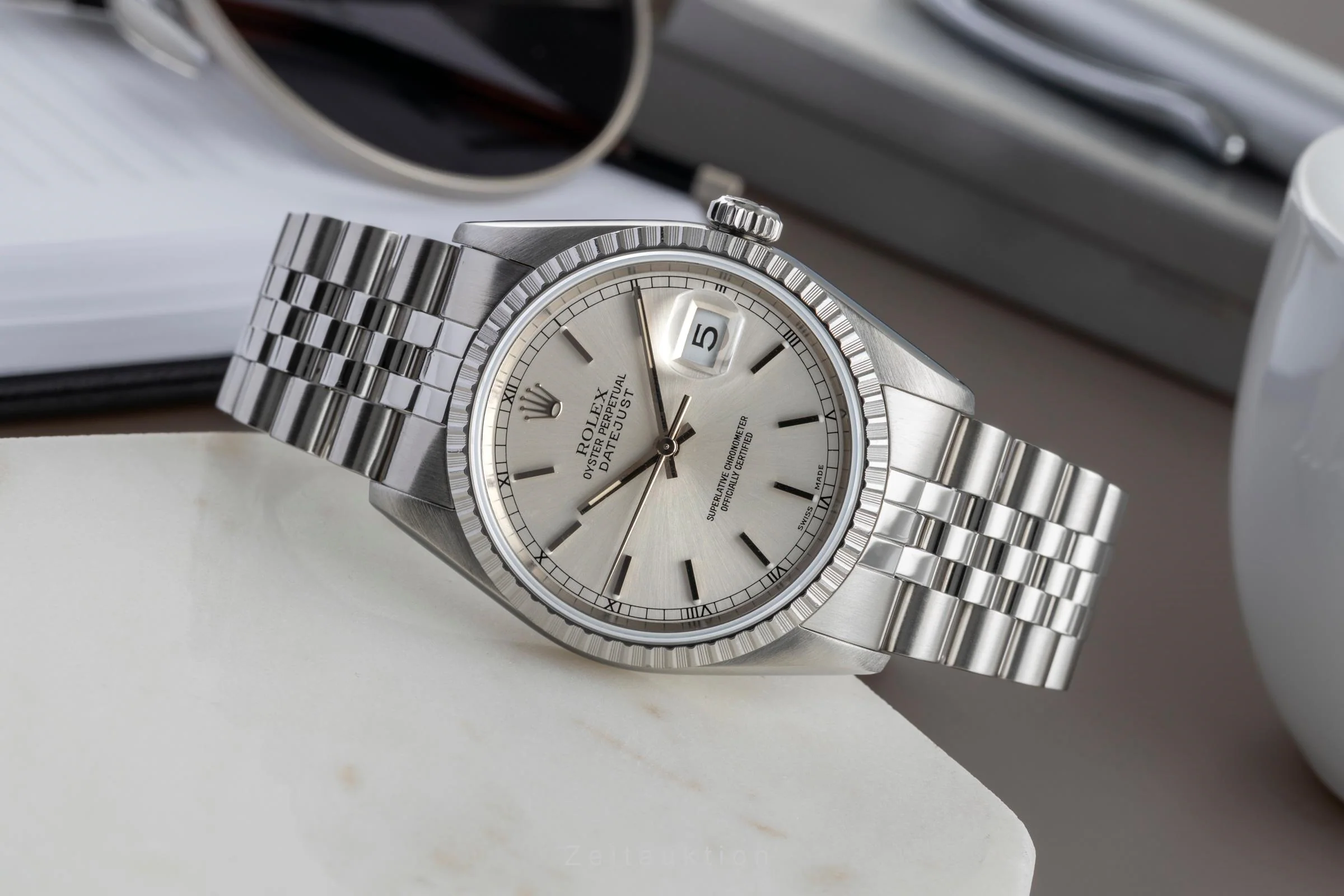 Rolex Datejust steel automatic men's watch 16220  [2502499] - Image 3