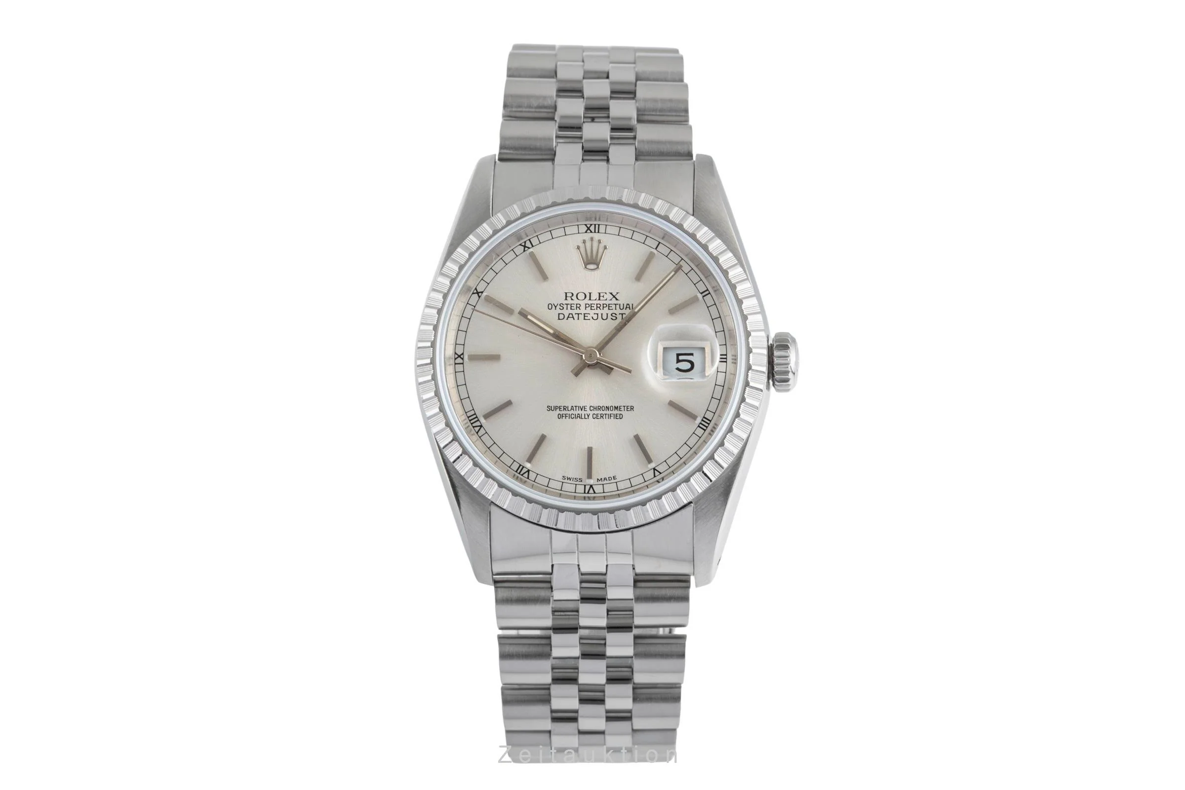 Rolex Datejust steel automatic men's watch 16220  [2502499] - Image 5