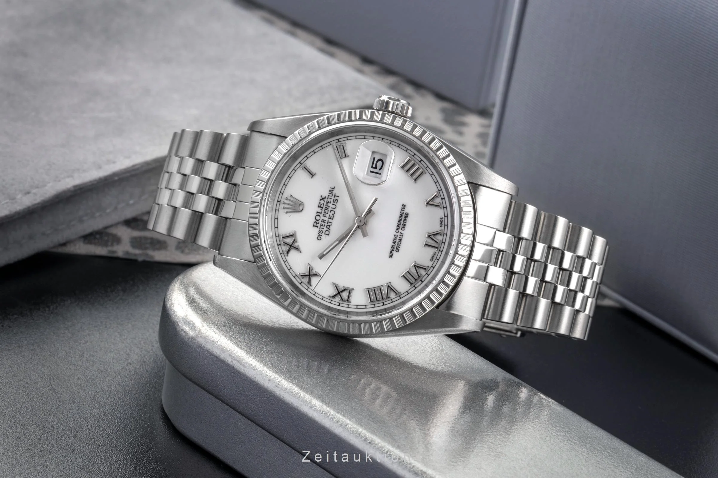 Rolex Datejust steel automatic men's watch 16220  [2502941] - Image 3