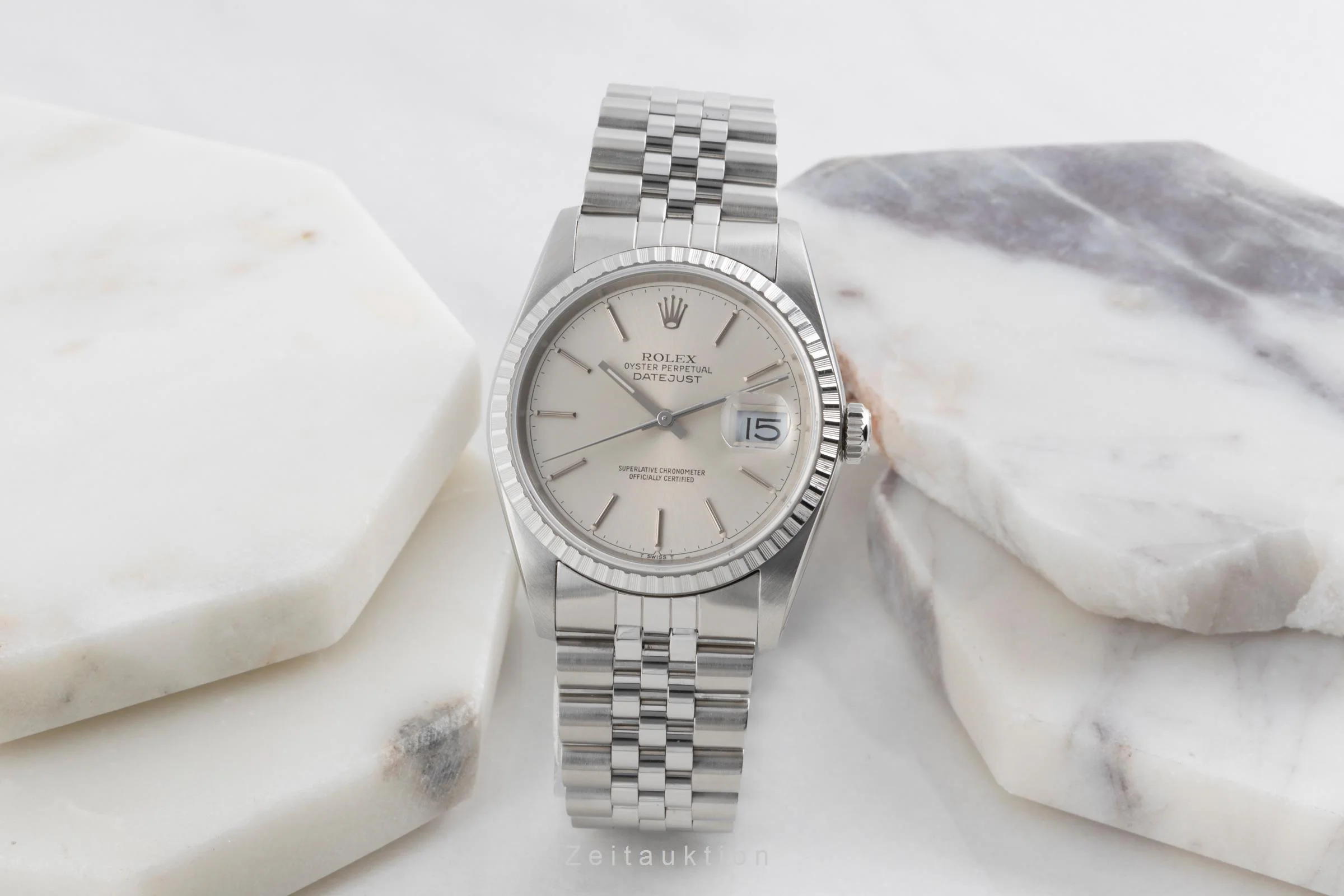 Rolex Datejust steel automatic men's watch 16220  [2503040] - Image 4