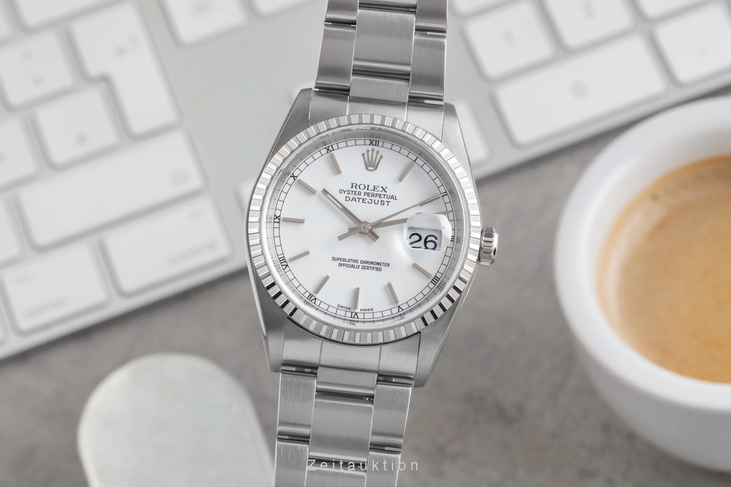 Rolex Datejust steel automatic men's watch 16220  [2504295] - Image 2