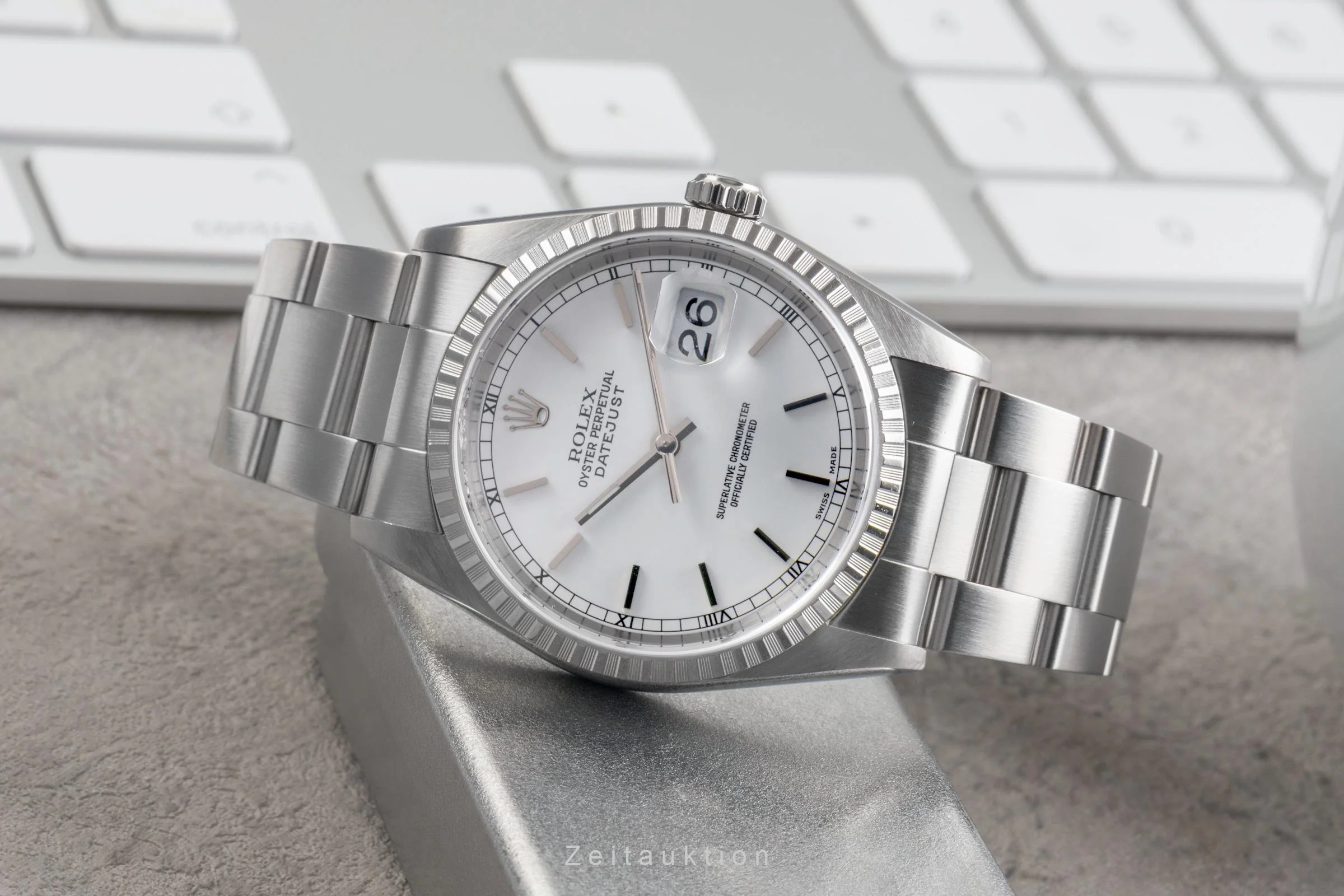 Rolex Datejust steel automatic men's watch 16220  [2504295] - Image 3