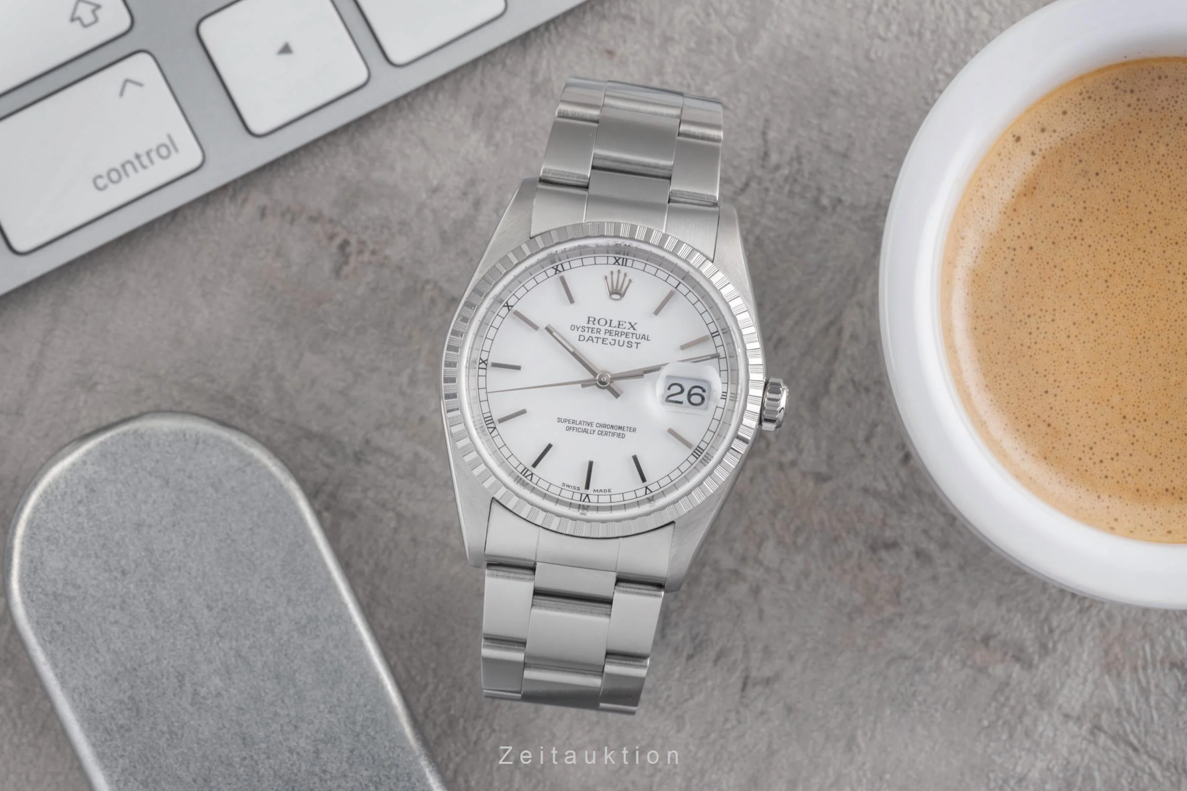 Rolex Datejust steel automatic men's watch 16220  [2504295] - Image 4