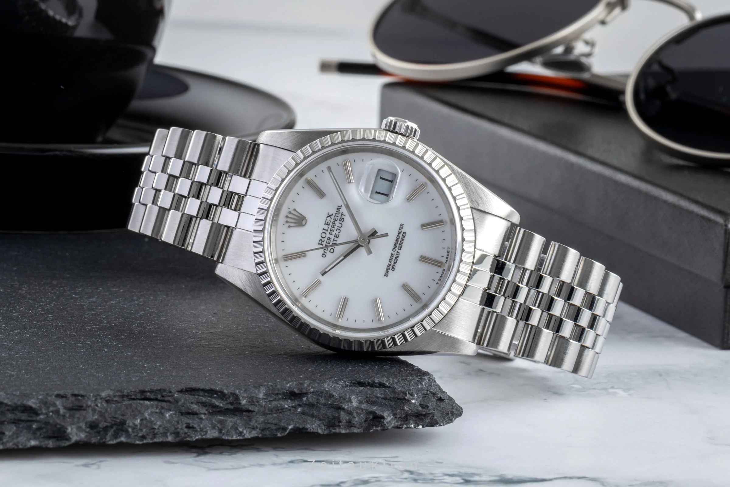 Rolex Datejust steel automatic men's watch 16220  [2504931] - Image 3