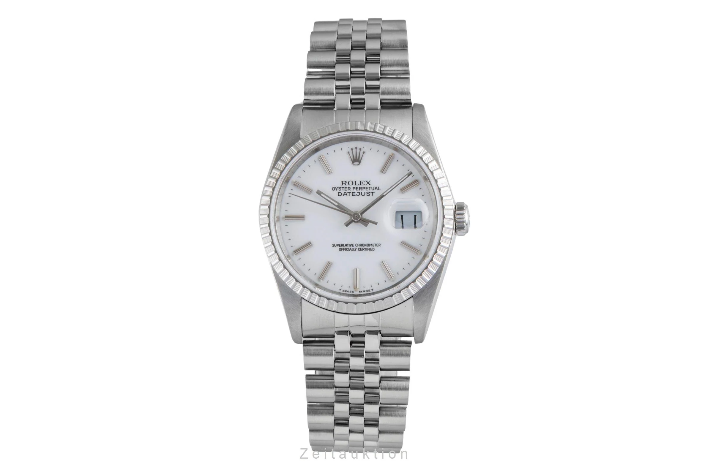 Rolex Datejust steel automatic men's watch 16220  [2504931] - Image 5
