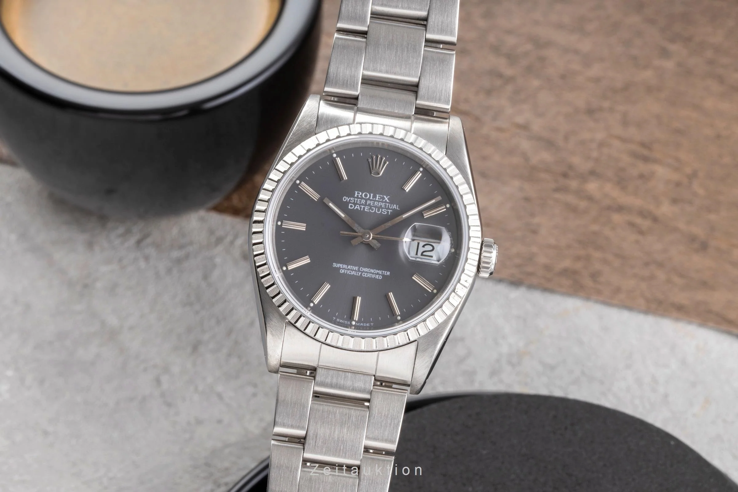 Rolex Datejust steel automatic men's watch 16220  [2505384] - Image 2