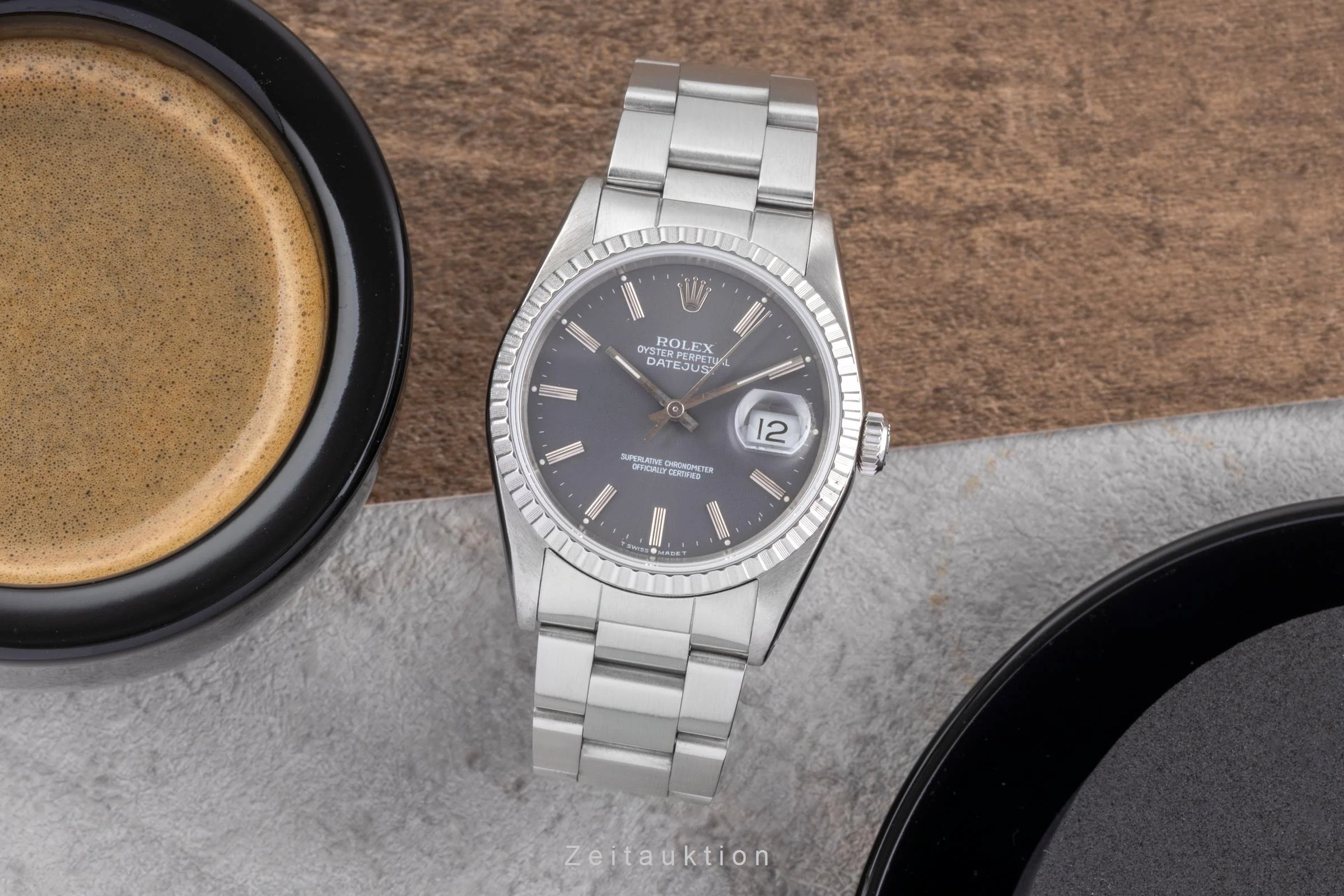Rolex Datejust steel automatic men's watch 16220  [2505384] - Image 4