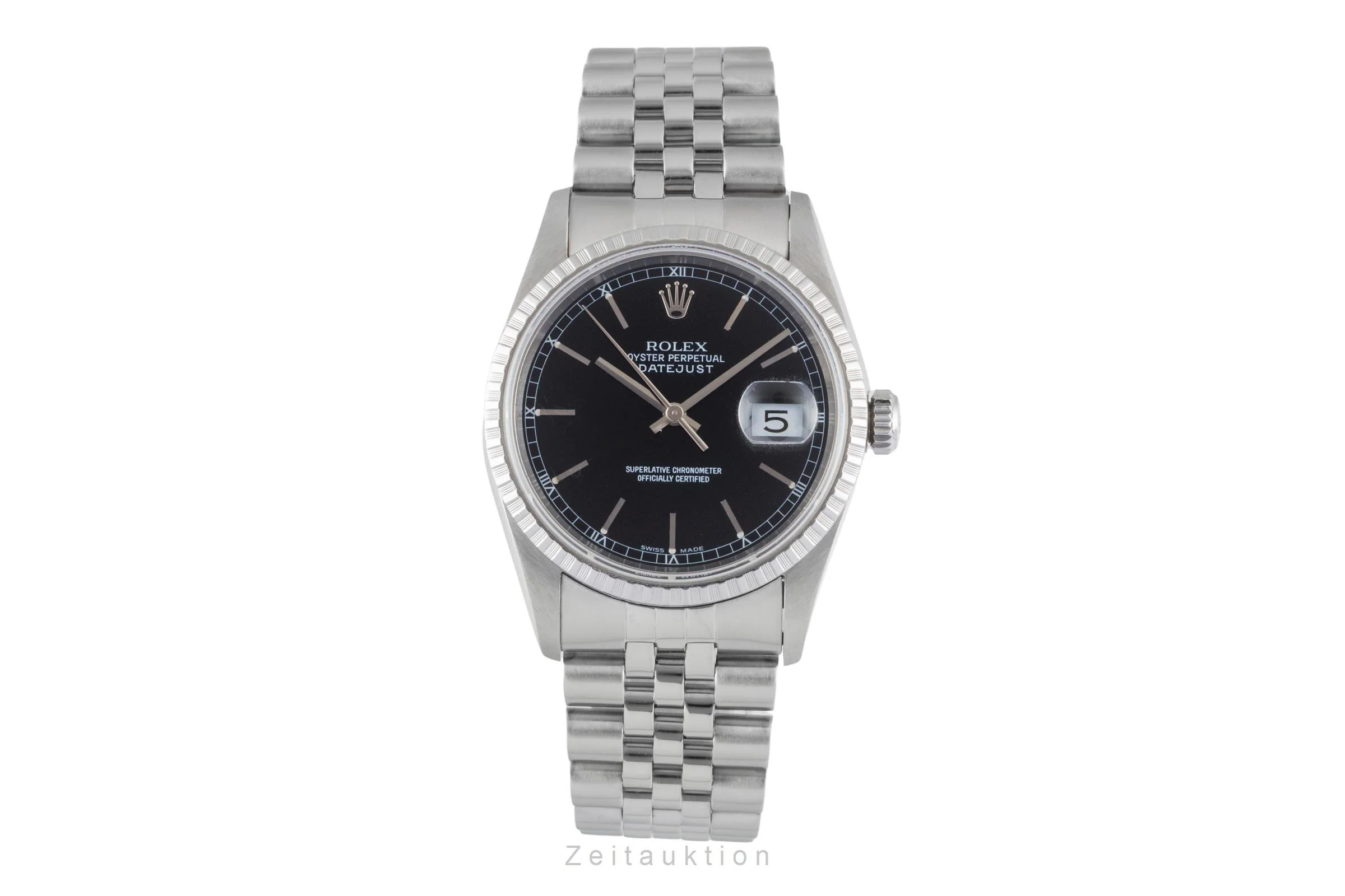 Rolex Datejust steel automatic men's watch 16220  [2507364] - Image 5