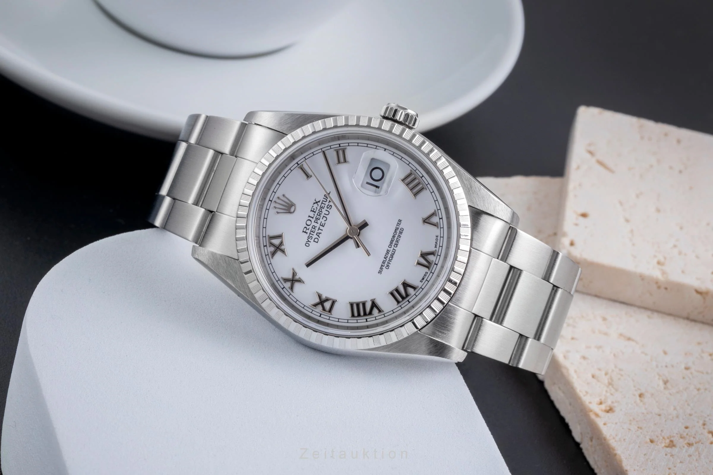 Rolex Datejust steel automatic men's watch 16220  [2507365] - Image 3