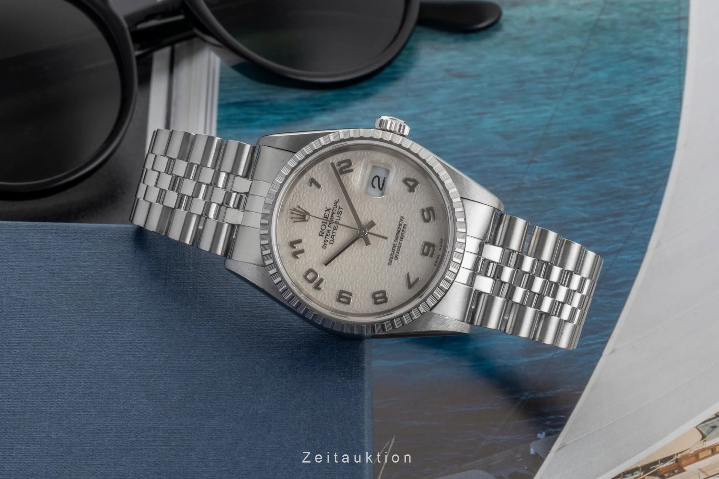 Rolex Datejust steel automatic men's watch 16220  [2600688] - Image 3
