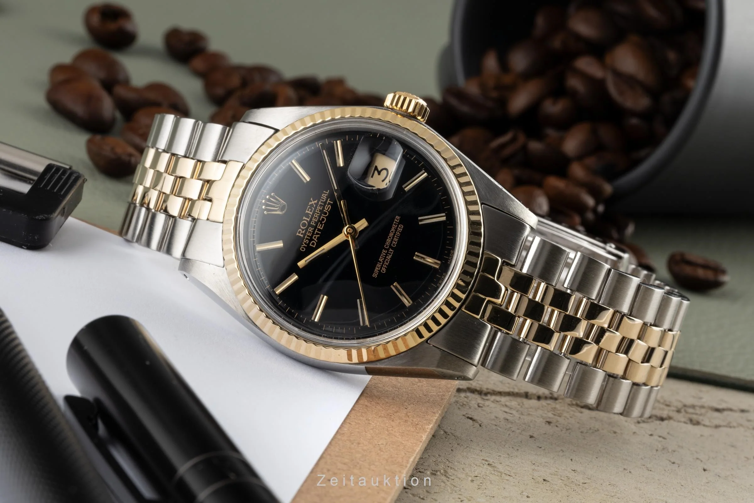 Rolex Datejust steel / gold automatic men's watch 1601 LP: 12450EUR Vintage  [2304035] - Image 2