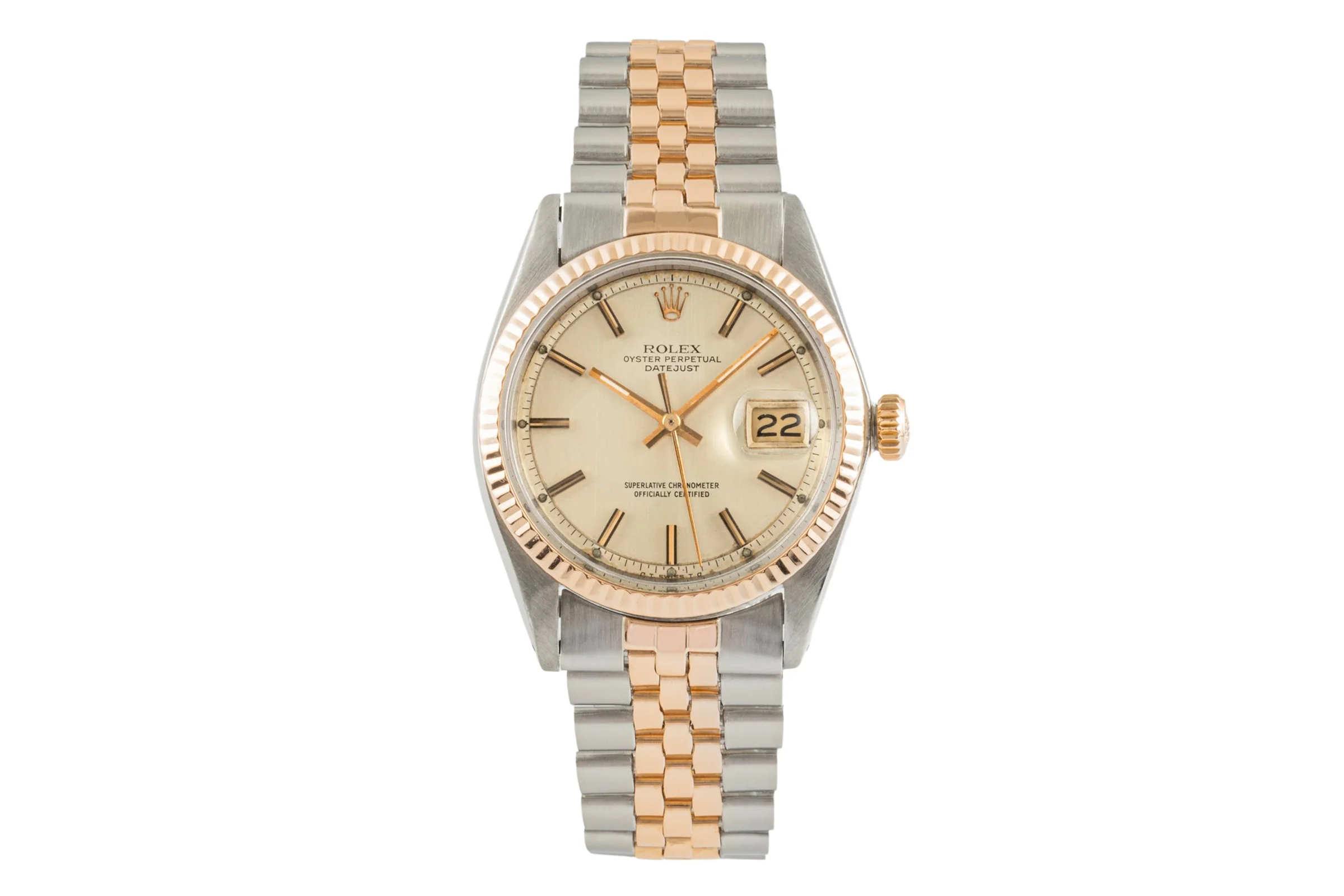 Rolex Datejust steel / gold automatic men's watch 1601  [2400229] - Image 4