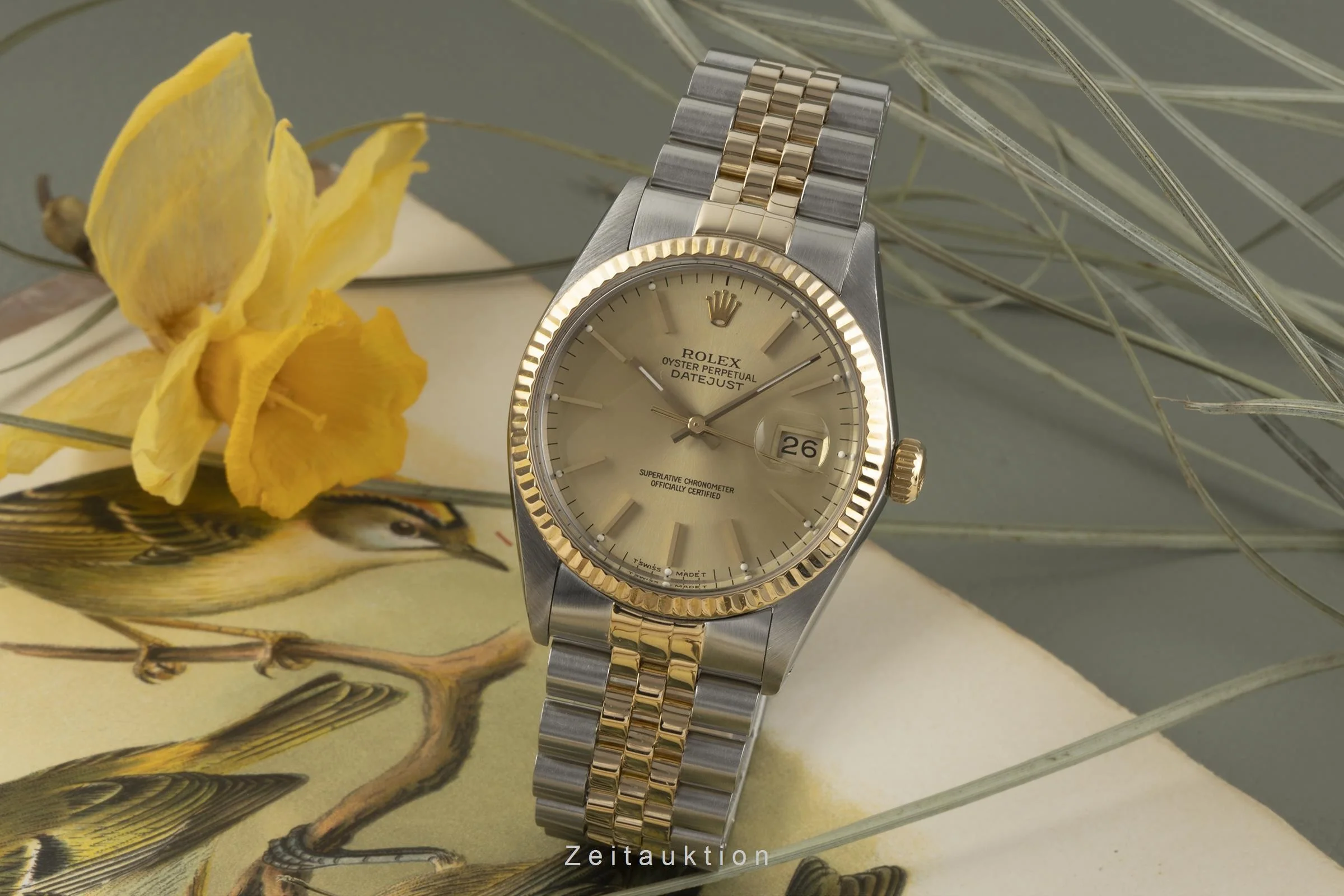 Rolex Datejust steel / gold automatic men's watch 16013  [2300397] - Image 3