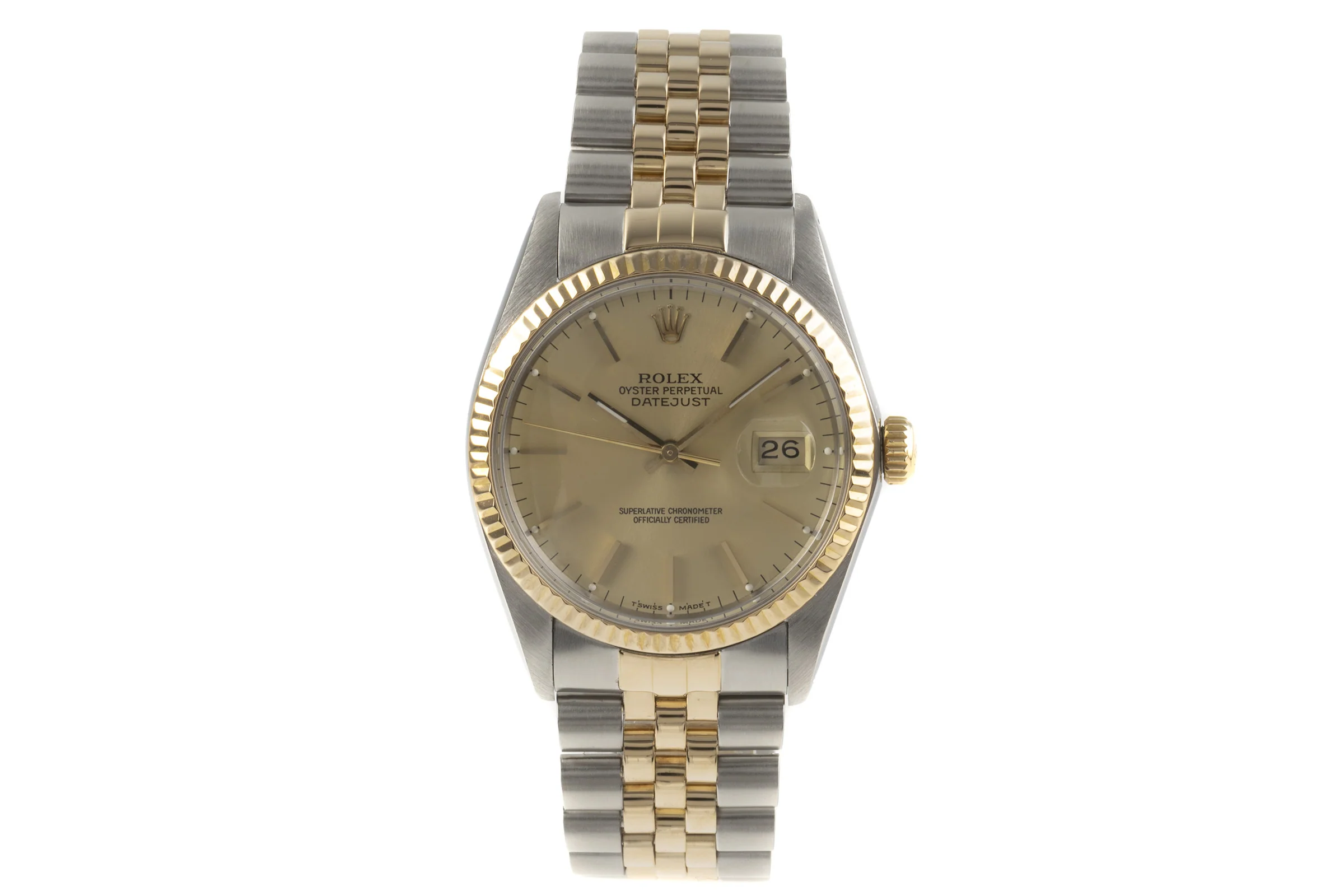 Rolex Datejust steel / gold automatic men's watch 16013  [2300397] - Image 4