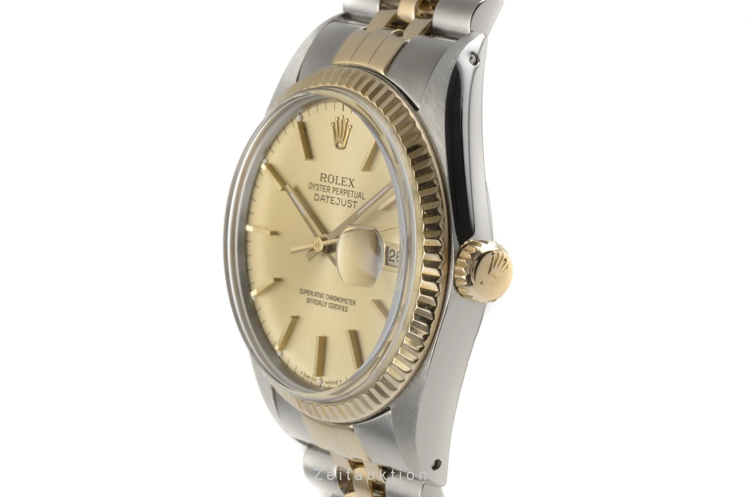 Rolex Datejust steel / gold automatic men's watch 16013  [2300397] - Image 6