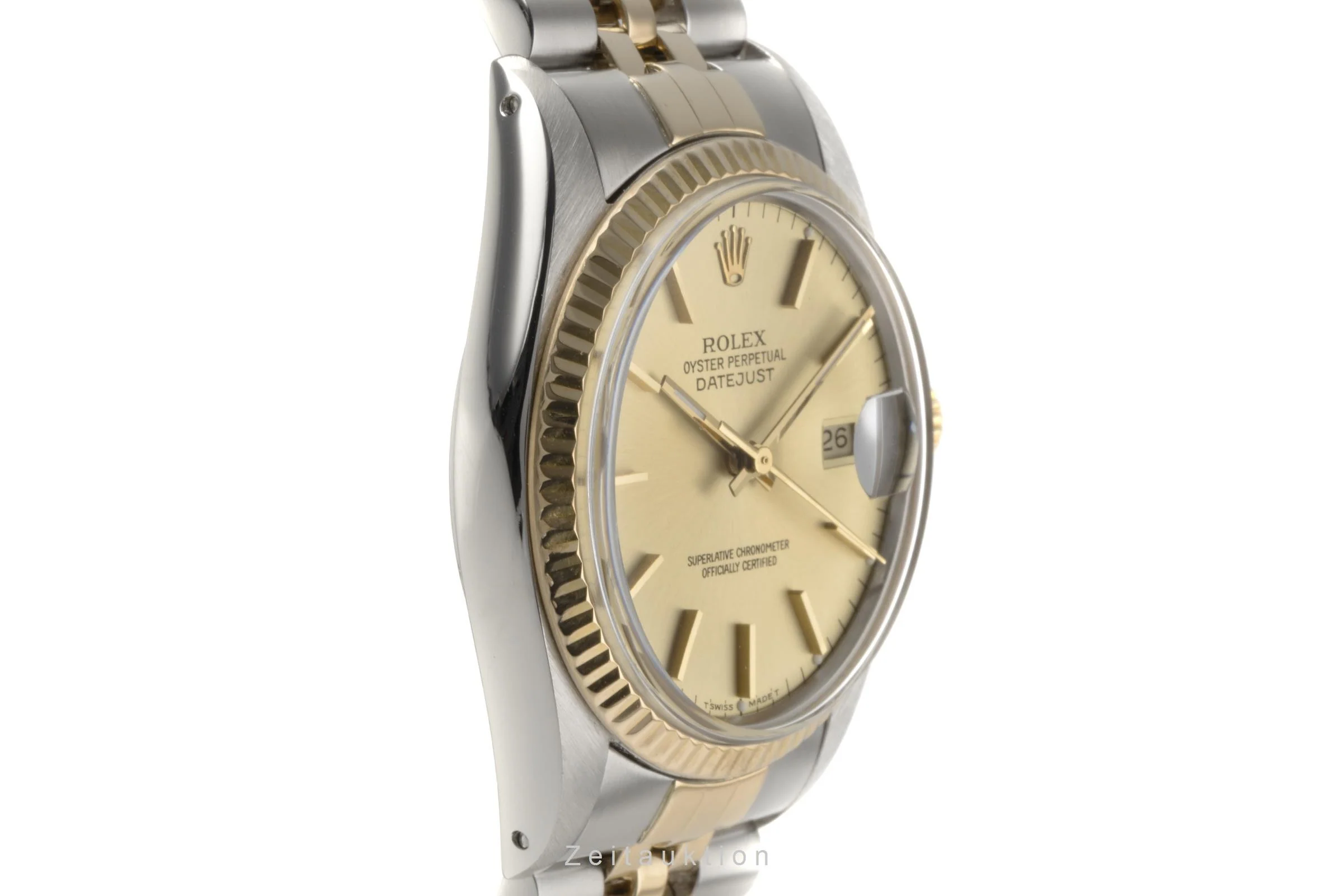 Rolex Datejust steel / gold automatic men's watch 16013  [2300397] - Image 7
