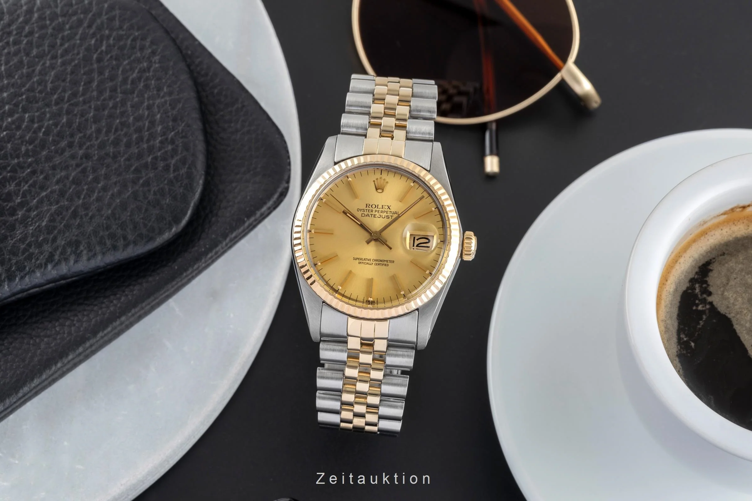 Rolex Datejust steel / gold automatic men's watch 16013  [2503042] - Image 4