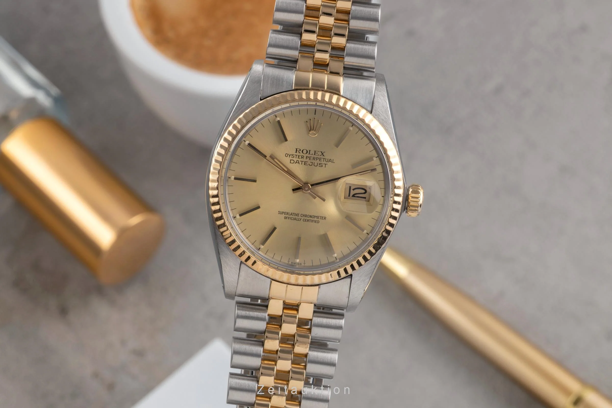Rolex Datejust steel / gold automatic men's watch 16013  [2503107] - Image 2