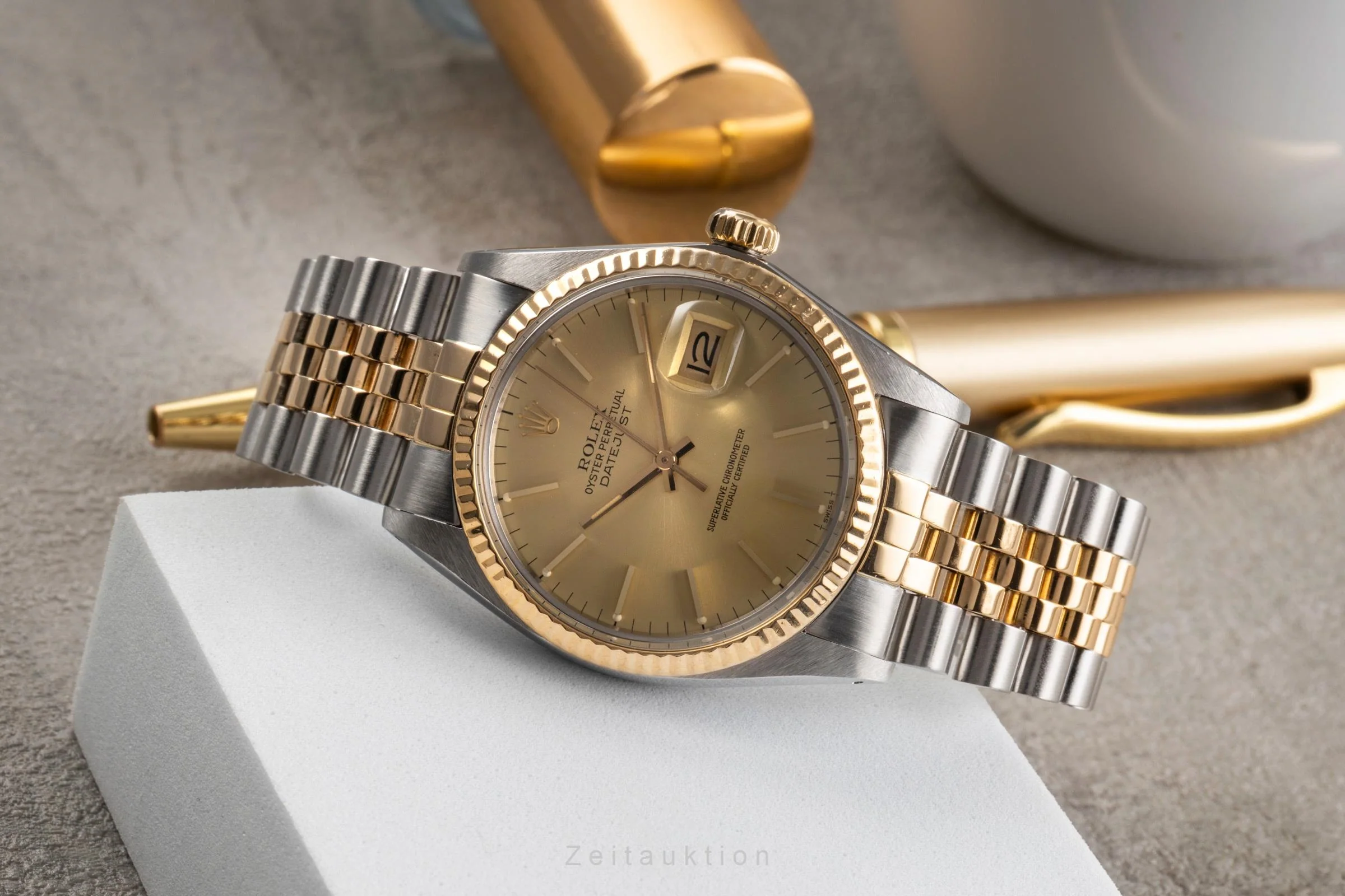 Rolex Datejust steel / gold automatic men's watch 16013  [2503107] - Image 3