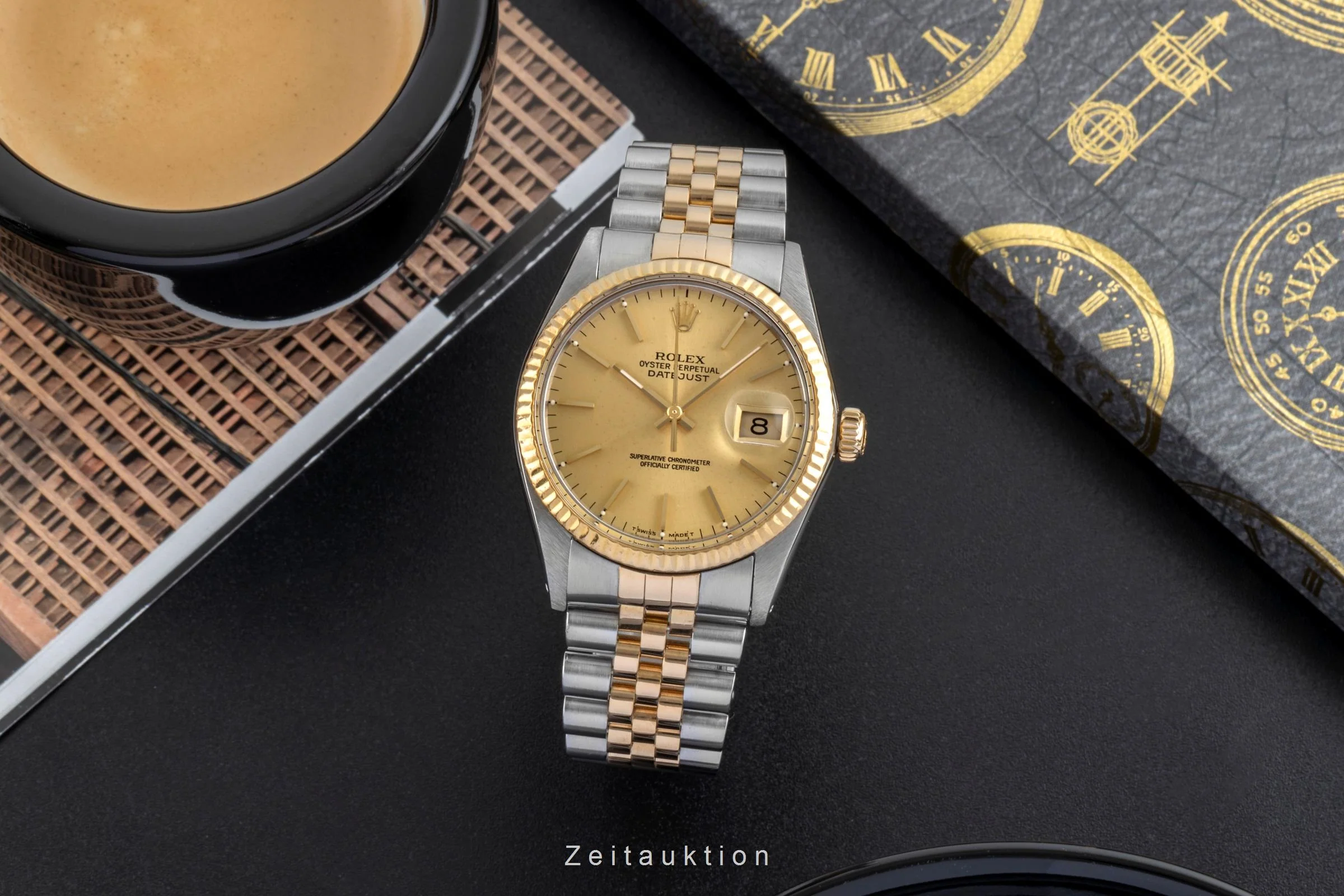 Rolex Datejust steel / gold automatic men's watch 16013  [2504398] - Image 4