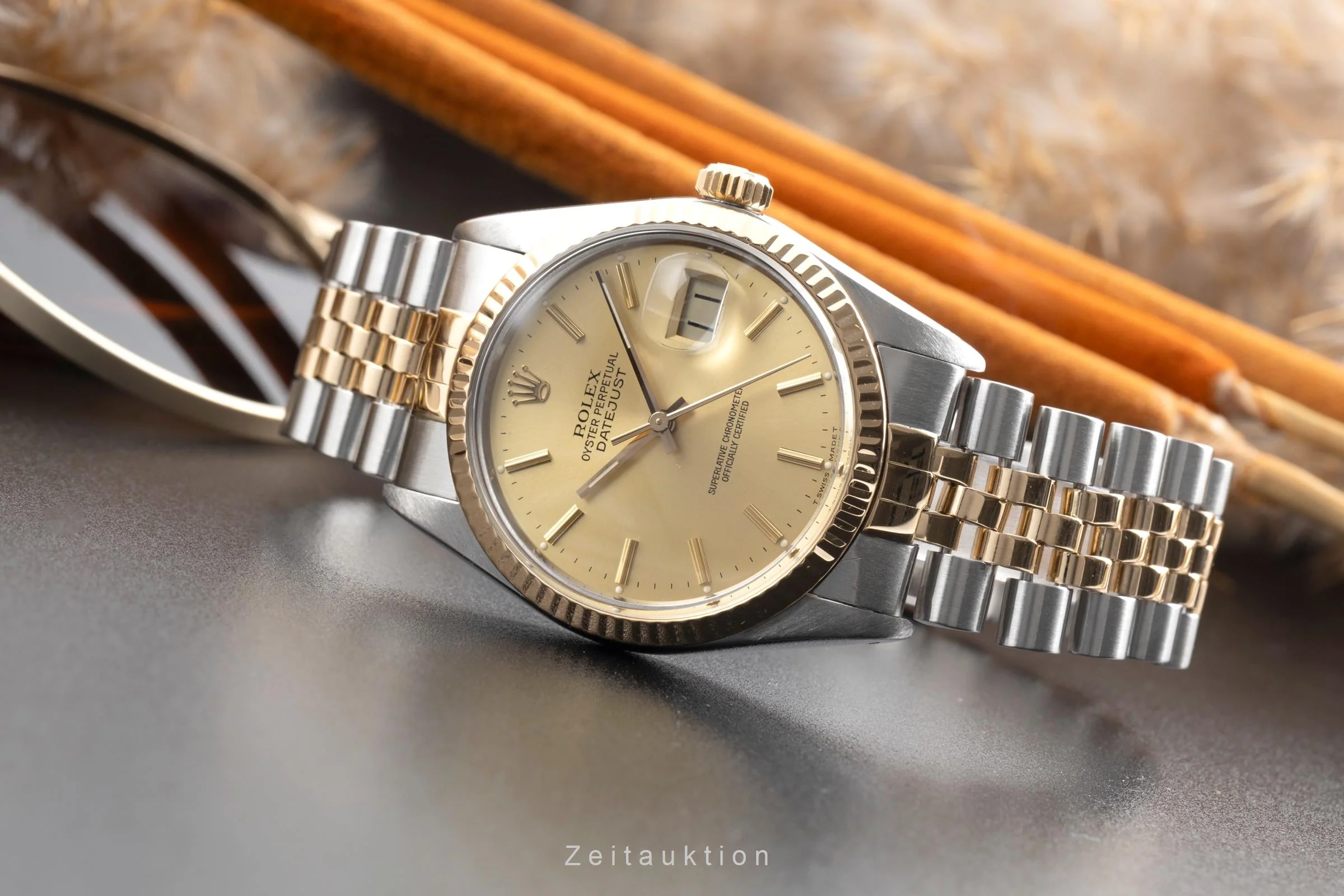 Rolex Datejust steel / gold automatic men's watch 16013  [2504616] - Image 3