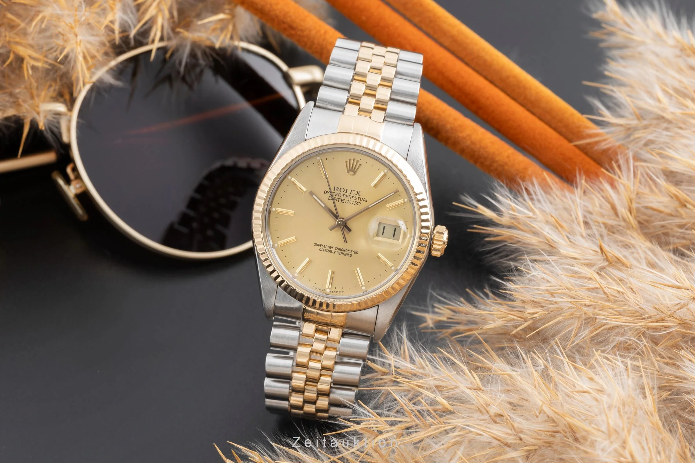 Rolex Datejust steel / gold automatic men's watch 16013  [2504616] - Image 4