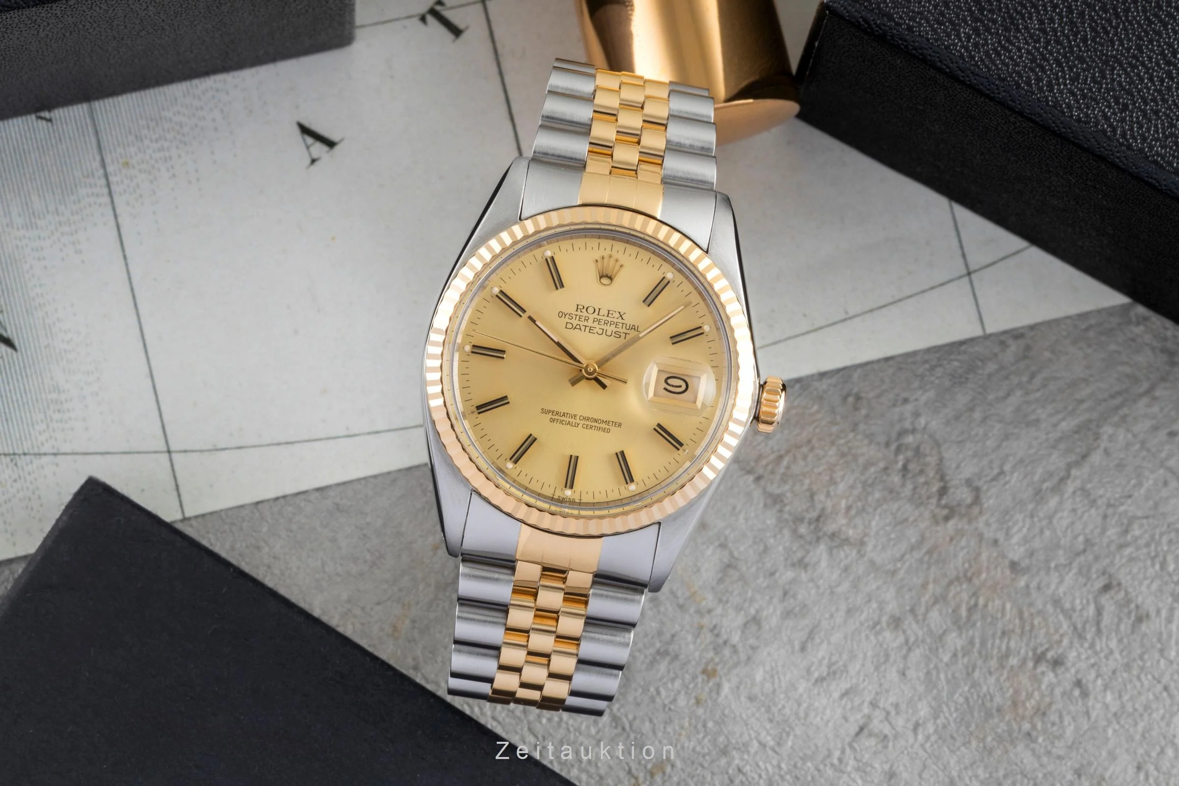 Rolex Datejust steel / gold automatic men's watch 16013  [2505483] - Image 4