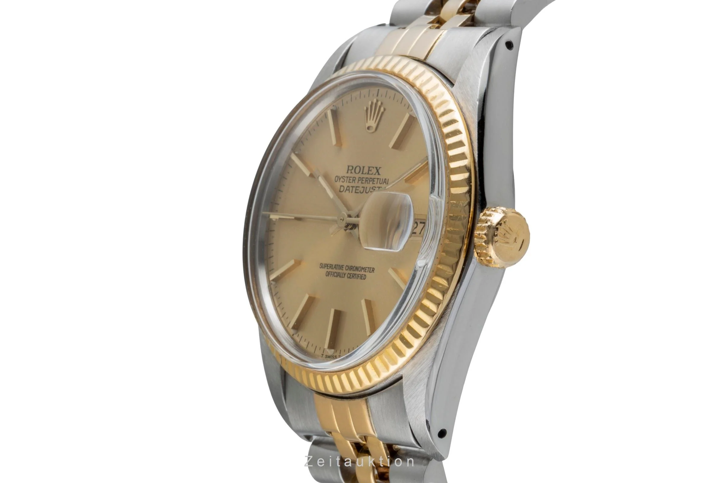 Rolex Datejust steel / gold automatic men's watch 16013  [2505734] - Image 7