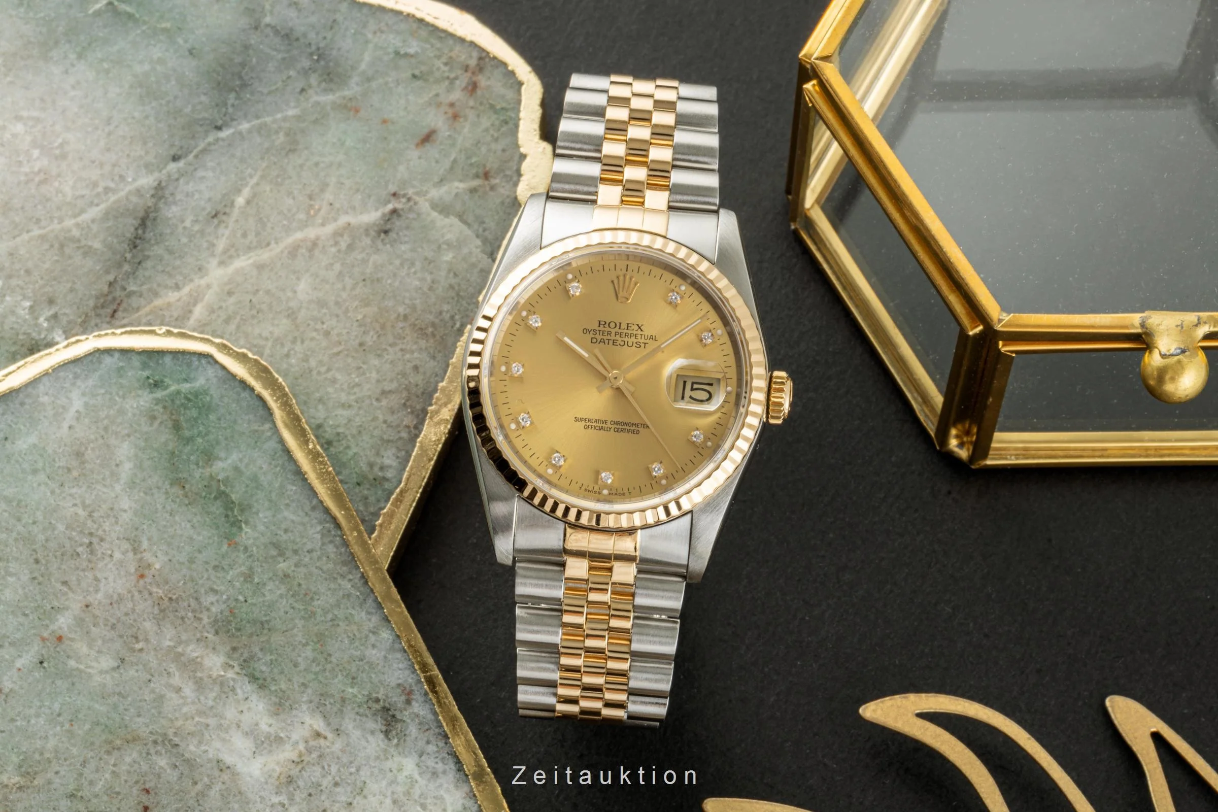 Rolex Datejust steel / gold automatic men's watch 16233 LP: 14400EUR  [2300063] - Image 2
