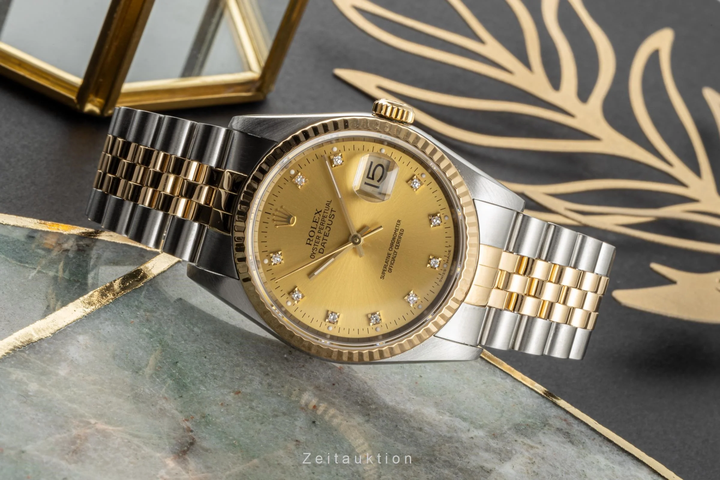 Rolex Datejust steel / gold automatic men's watch 16233 LP: 14400EUR  [2300063] - Image 3