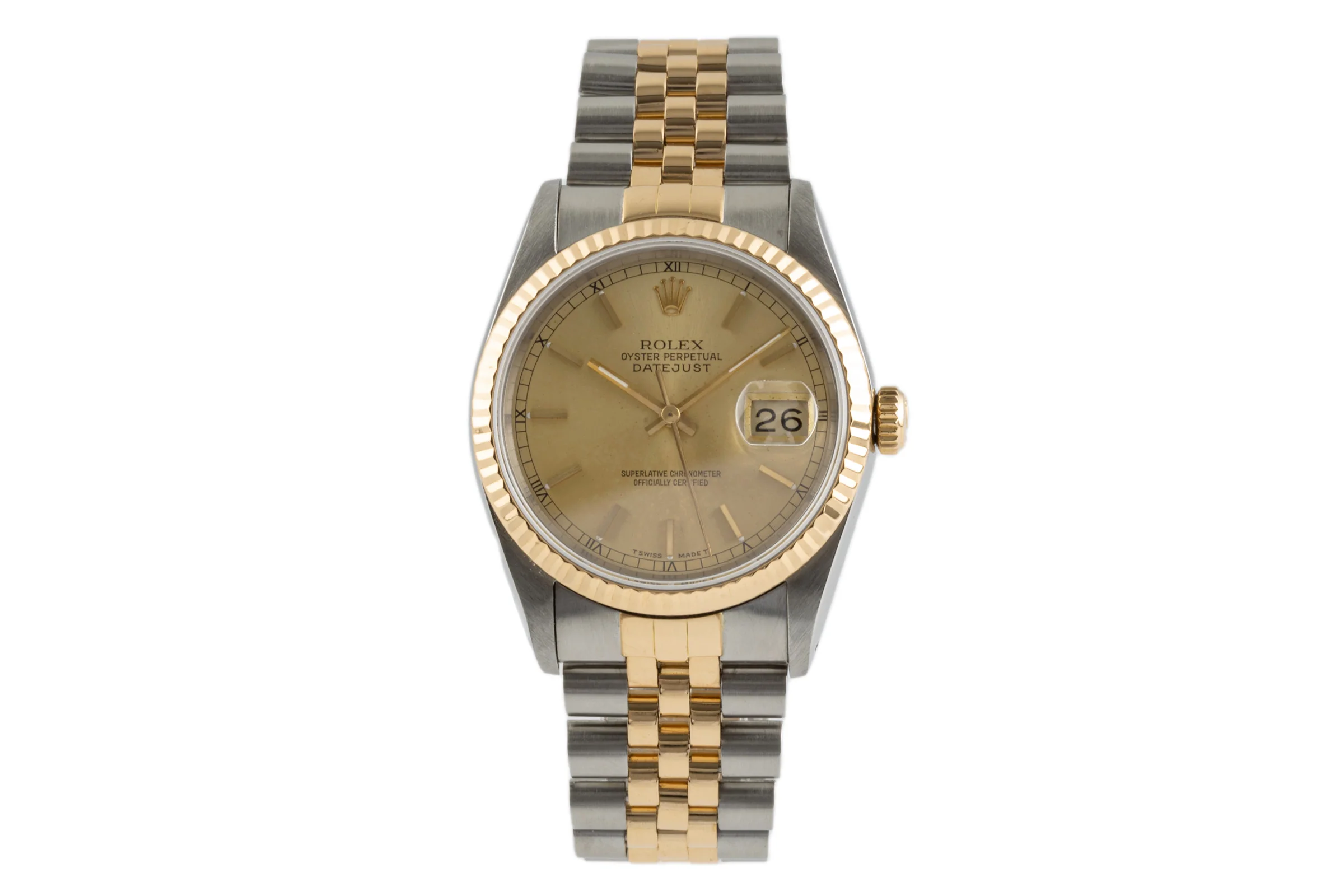 Rolex Datejust steel / gold automatic men's watch 16233 LP: 12450EUR  [2304451] - Image 4