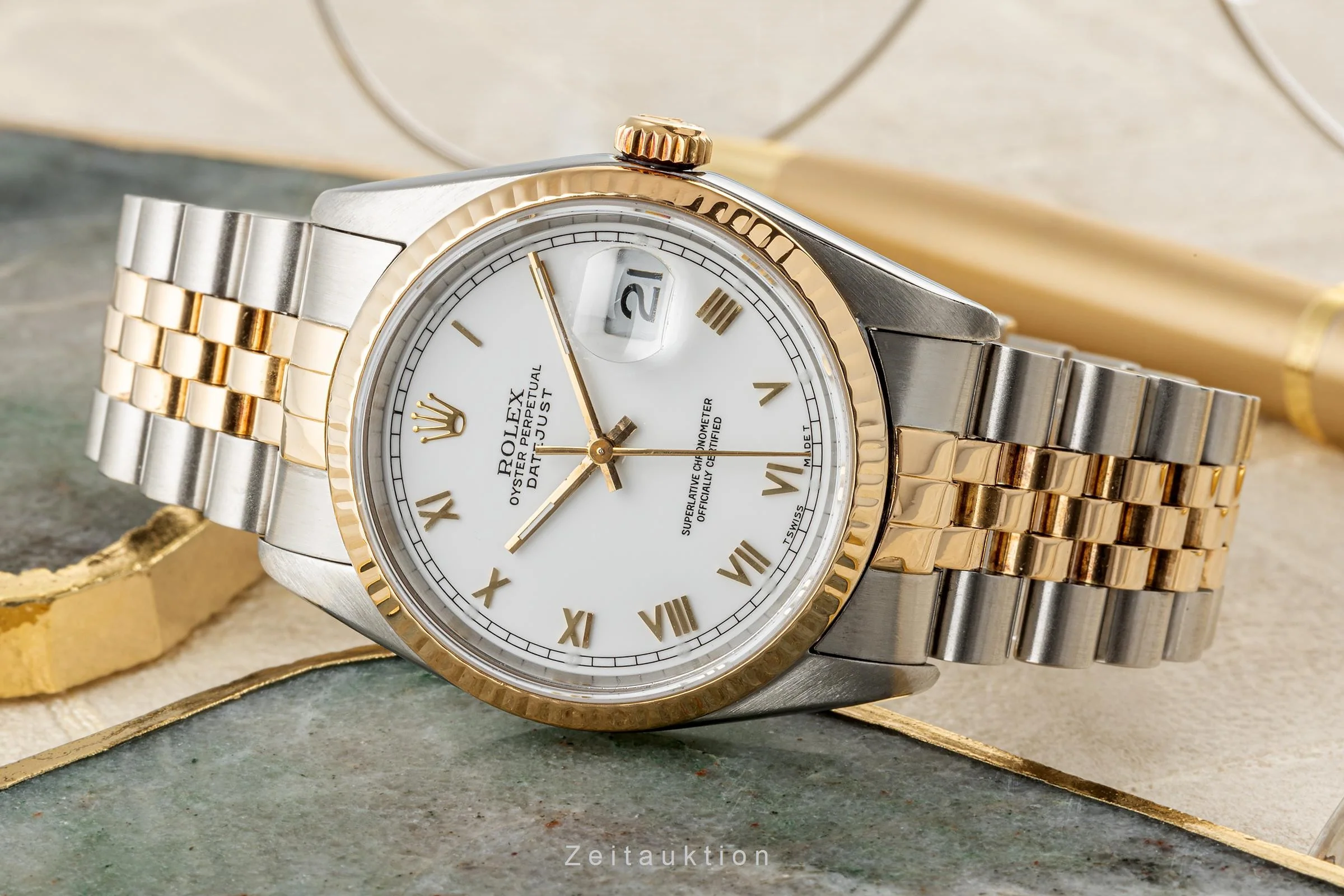 Rolex Datejust steel / gold automatic men's watch 16233 LP: 12450EUR  [2305660] - Image 2