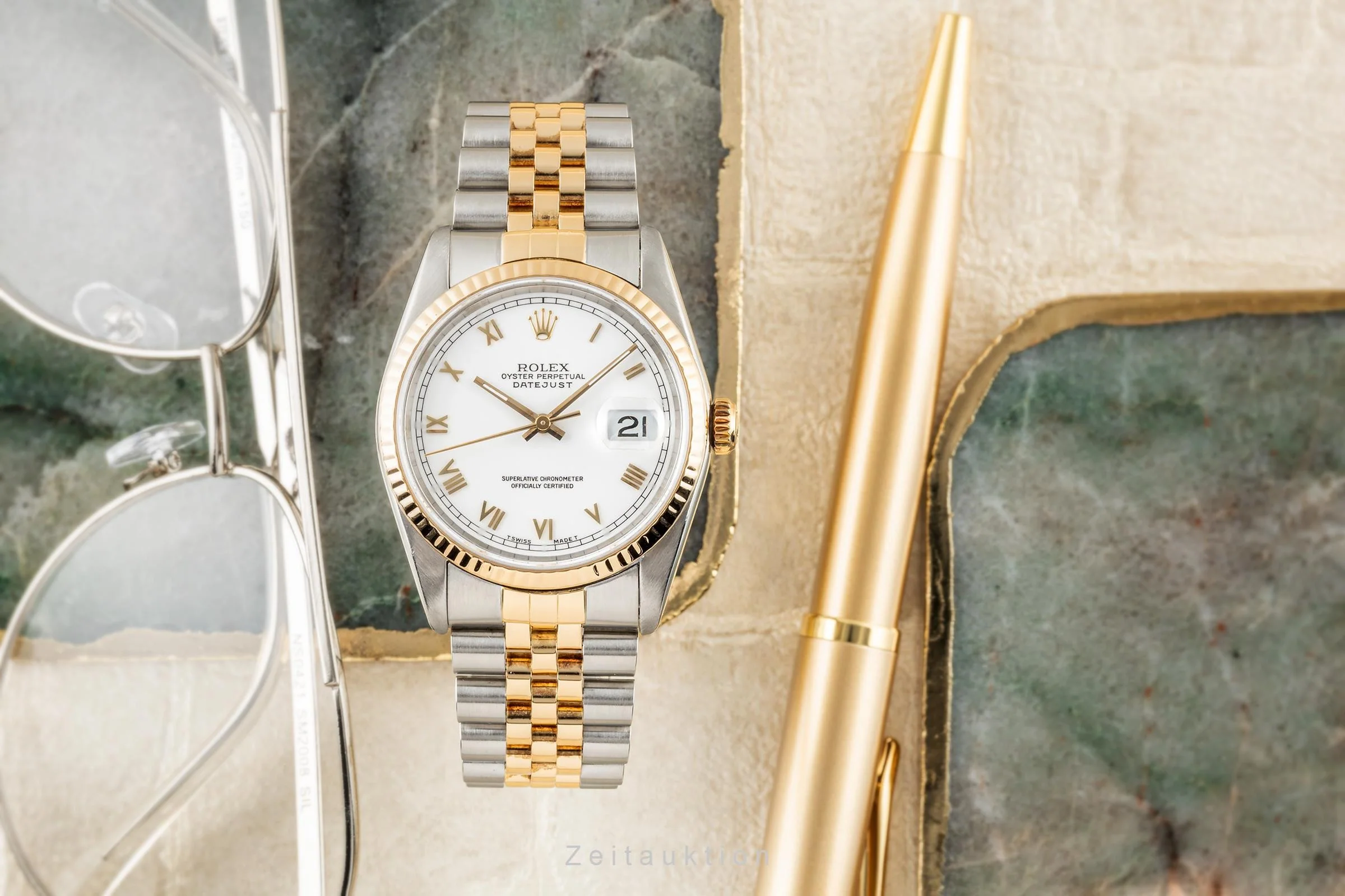 Rolex Datejust steel / gold automatic men's watch 16233 LP: 12450EUR  [2305660] - Image 3