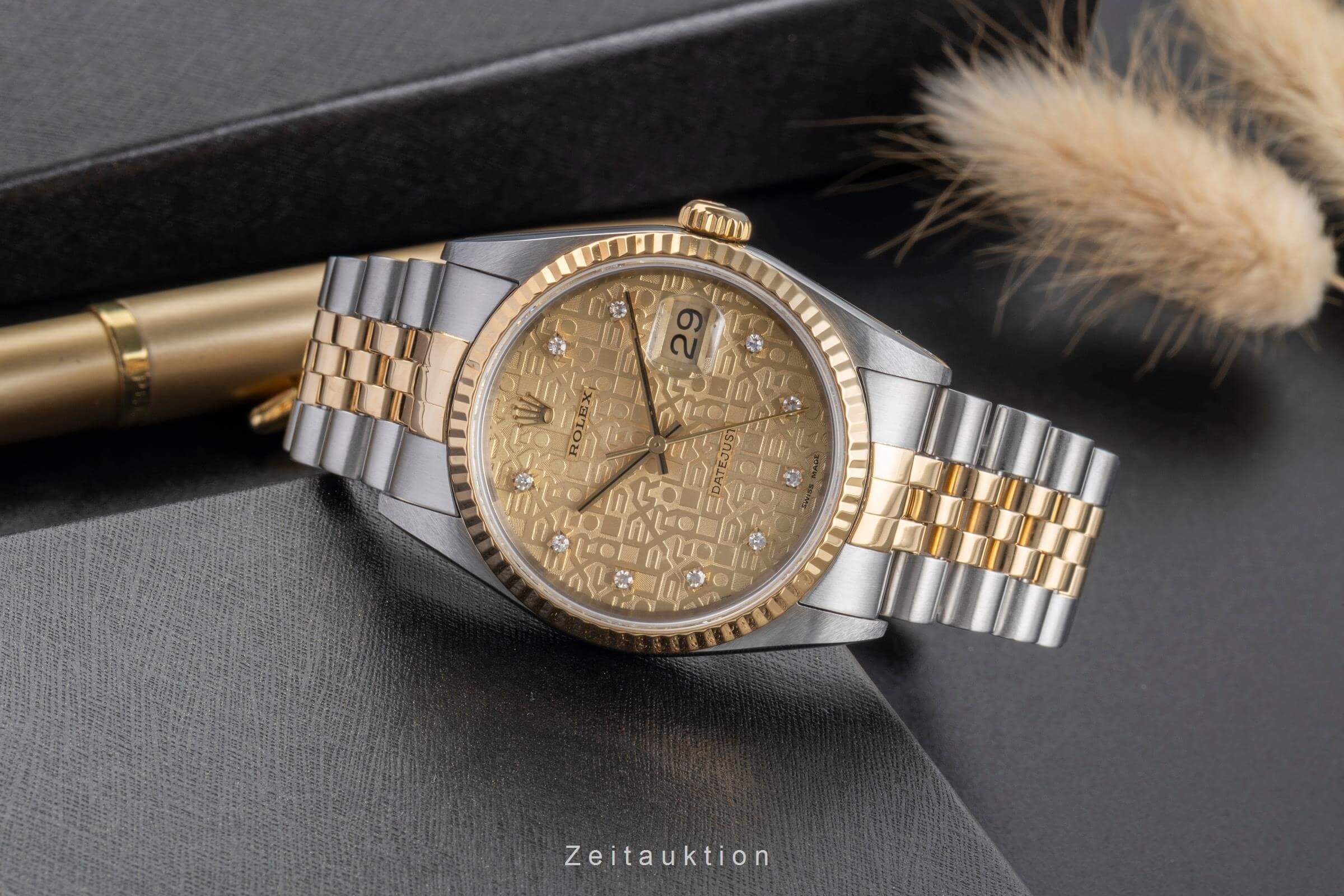 Rolex Datejust steel / gold automatic men's watch 16233  [2501566] - Image 3
