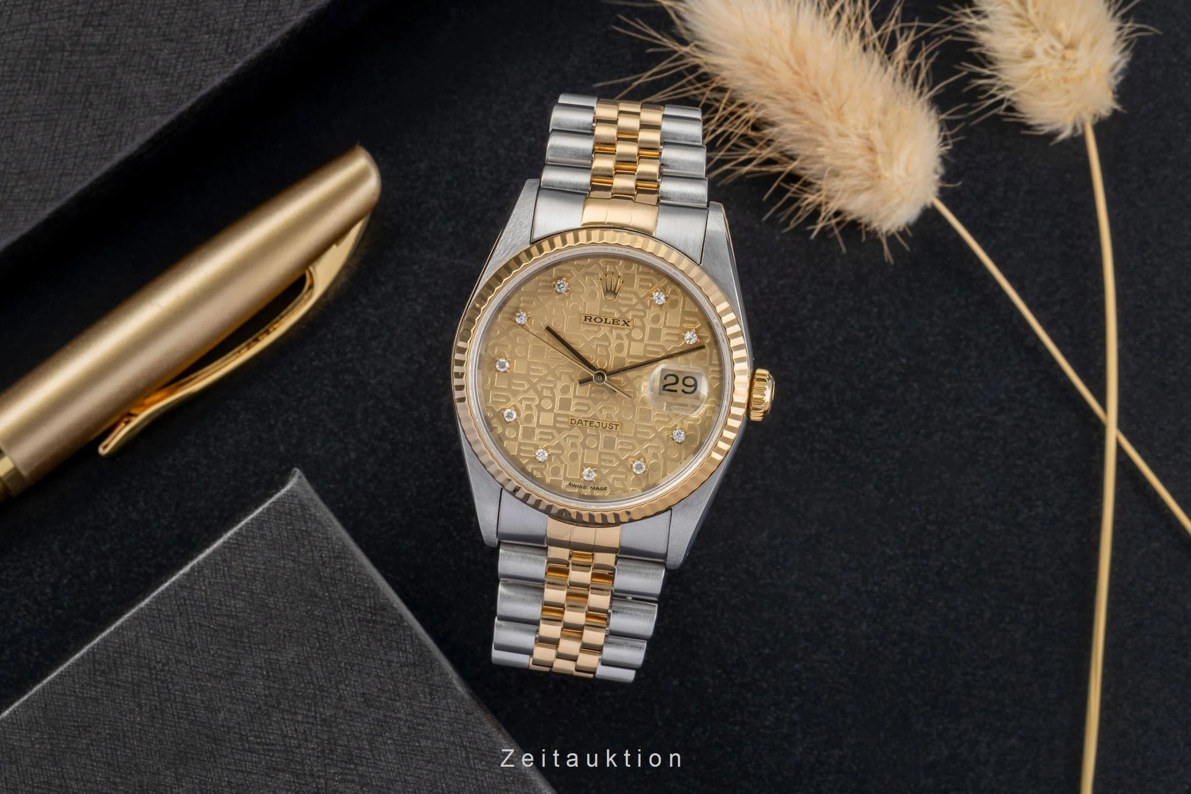 Rolex Datejust steel / gold automatic men's watch 16233  [2501566] - Image 4