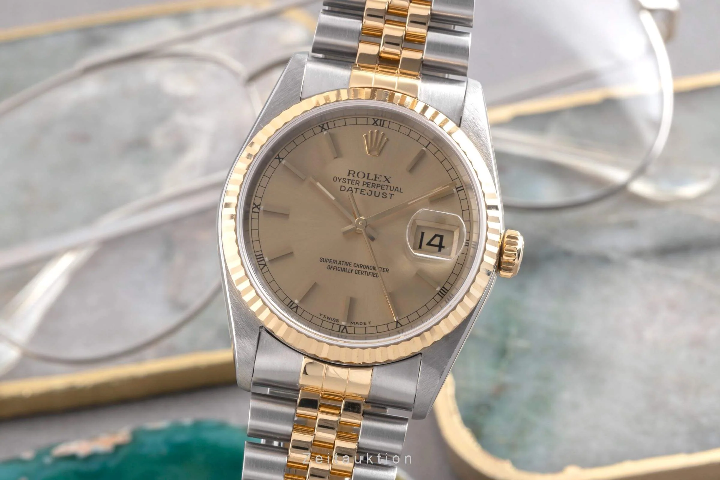 Rolex Datejust steel / gold automatic men's watch 16233  [2501835] - Image 2