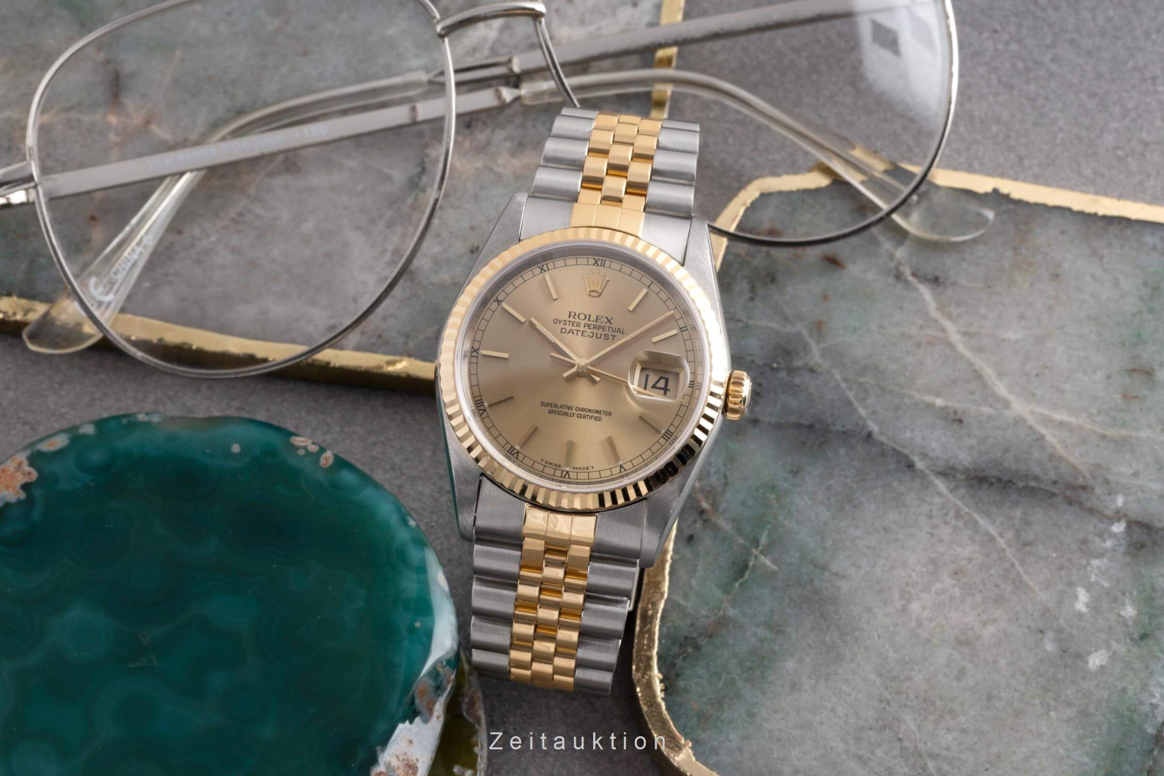 Rolex Datejust steel / gold automatic men's watch 16233  [2501835] - Image 4
