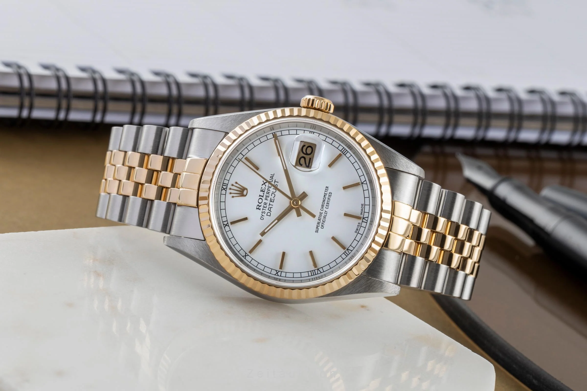 Rolex Datejust steel / gold automatic men's watch 16233  [2502180] - Image 3