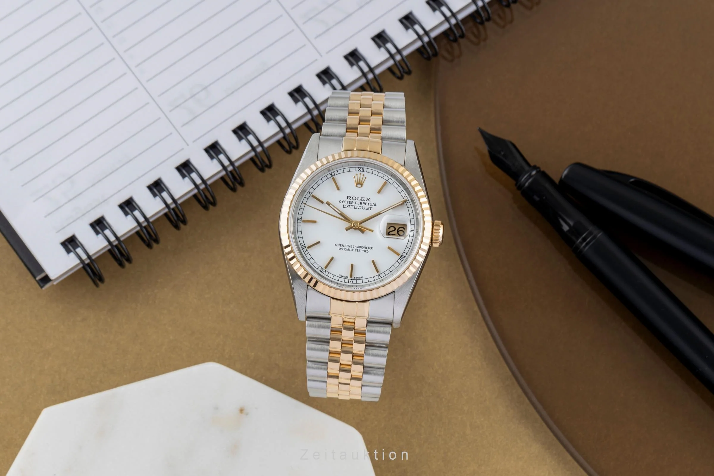 Rolex Datejust steel / gold automatic men's watch 16233  [2502180] - Image 4