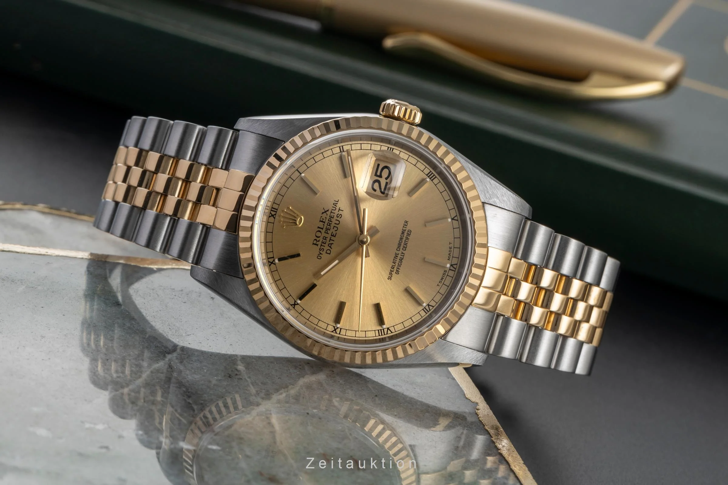 Rolex Datejust steel / gold automatic men's watch 16233  [2504112] - Image 3
