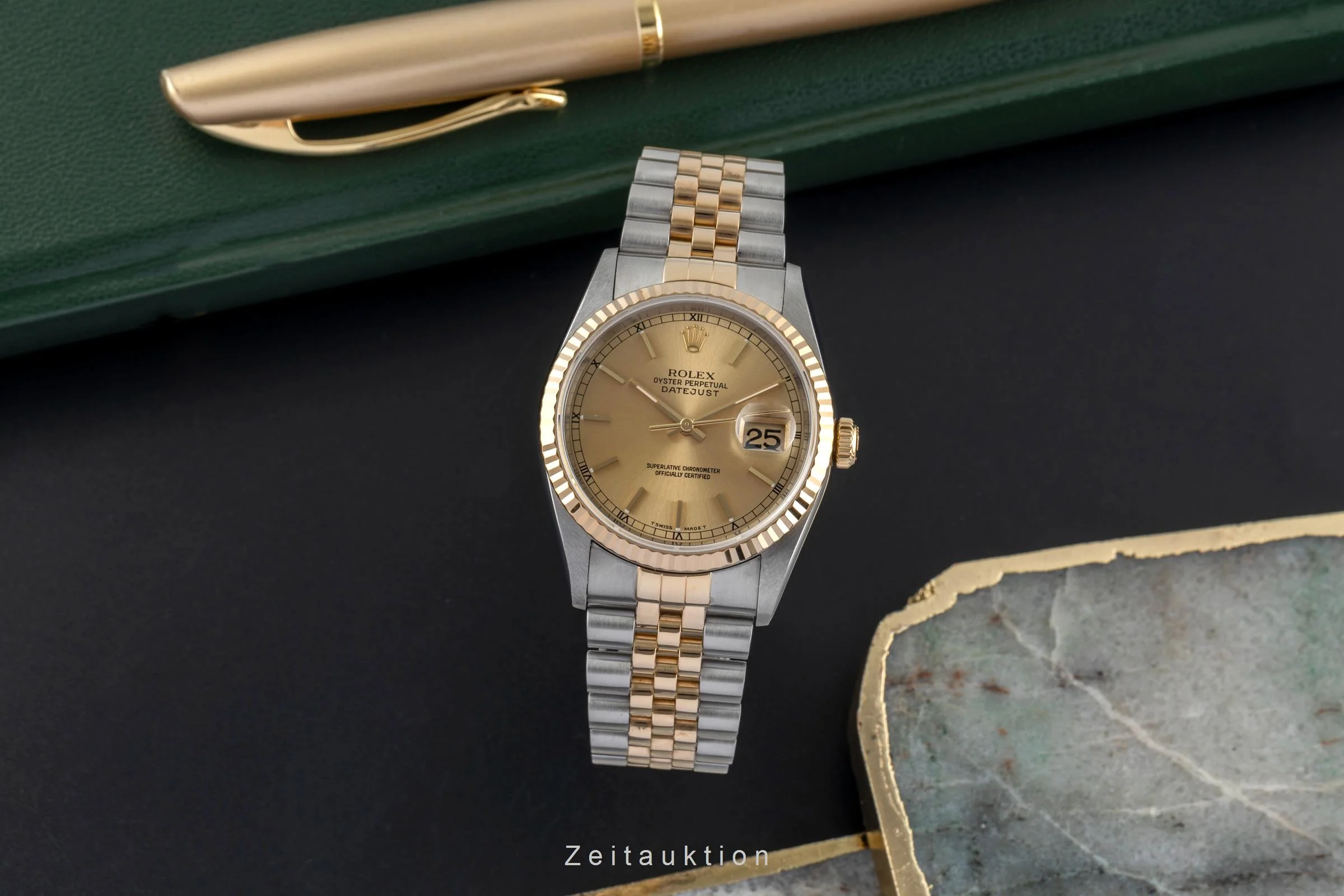 Rolex Datejust steel / gold automatic men's watch 16233  [2504112] - Image 4