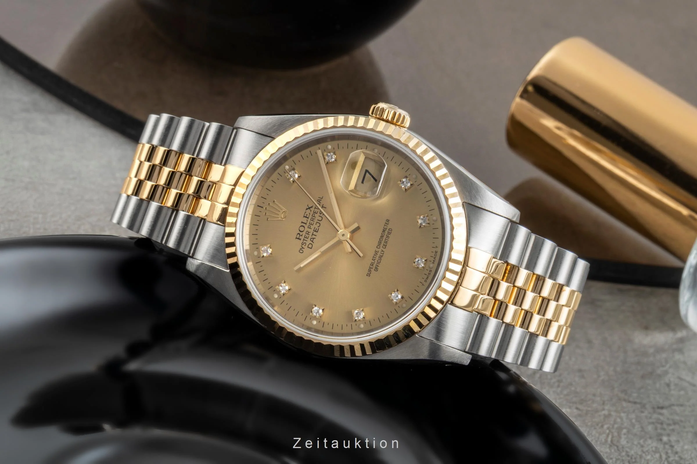 Rolex Datejust steel / gold automatic men's watch 16233  [2506582] - Image 3